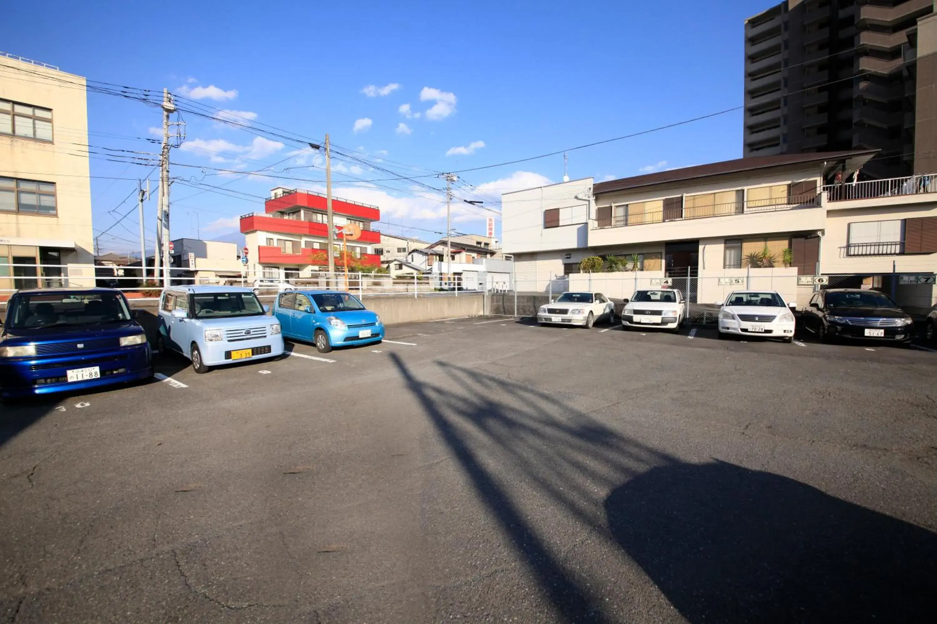 Parking in Fujinomiya Green Hotel