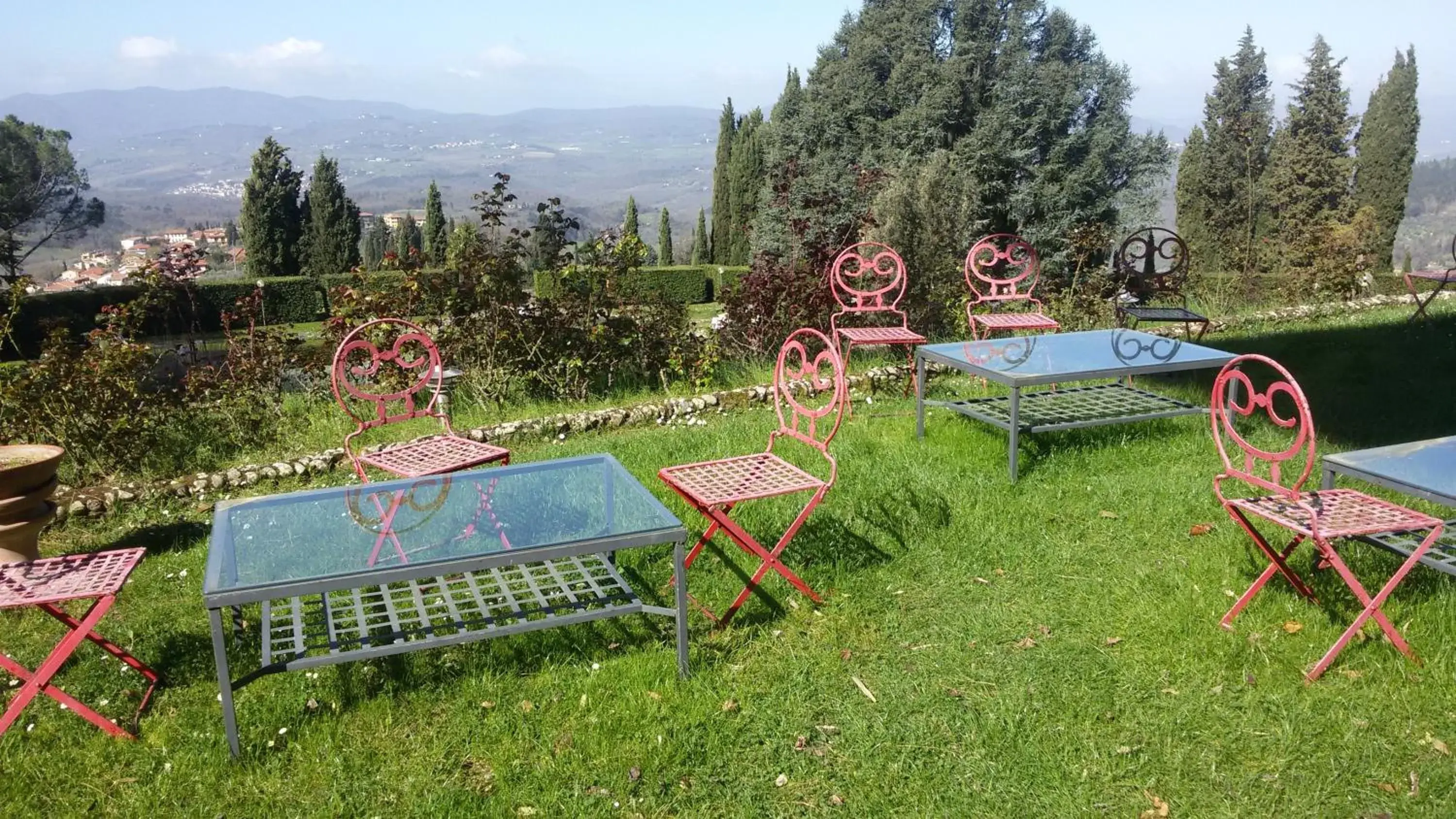 Balcony/Terrace, Pool View in Villa Pitiana