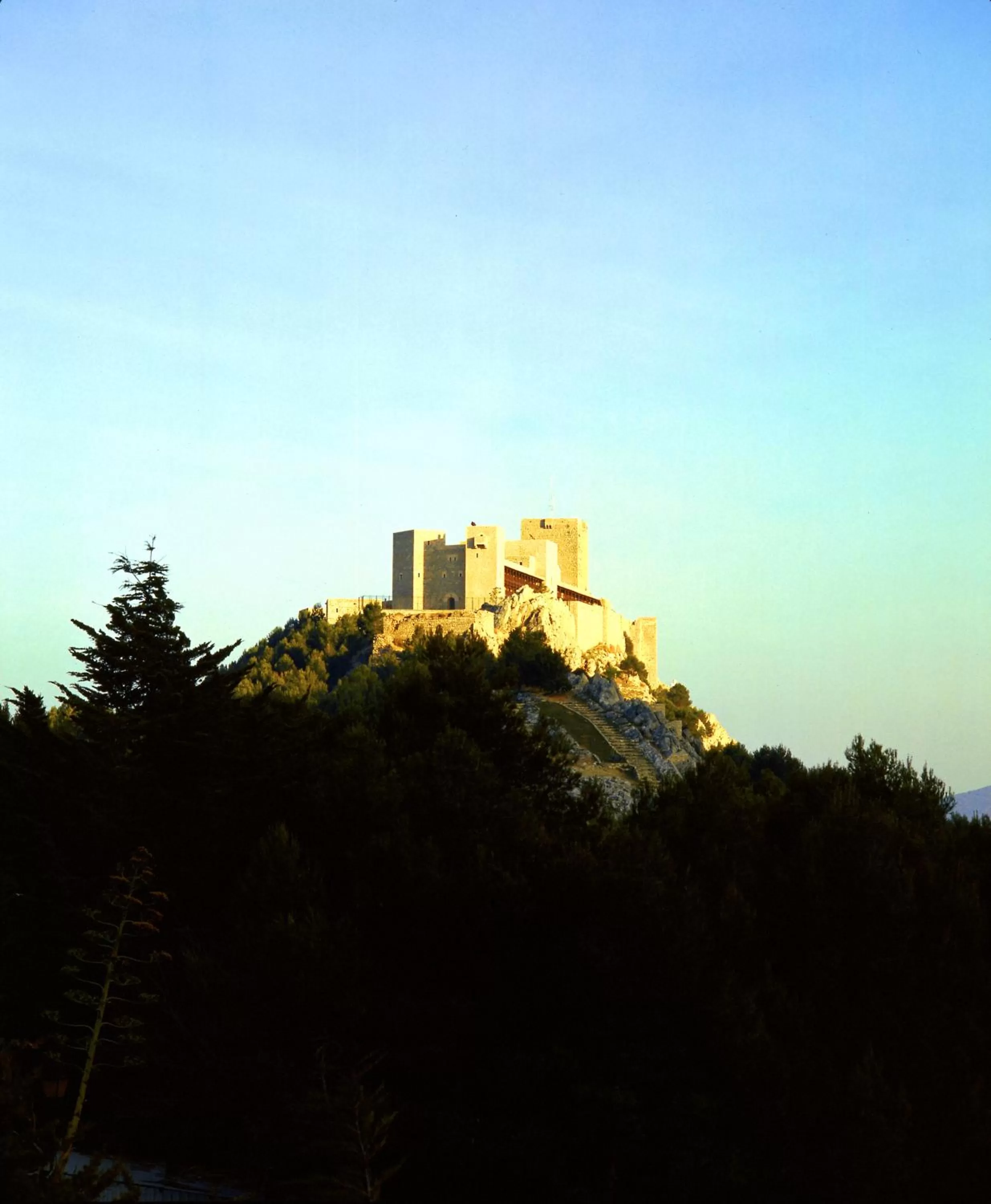 Bird's eye view in Parador de Jaén