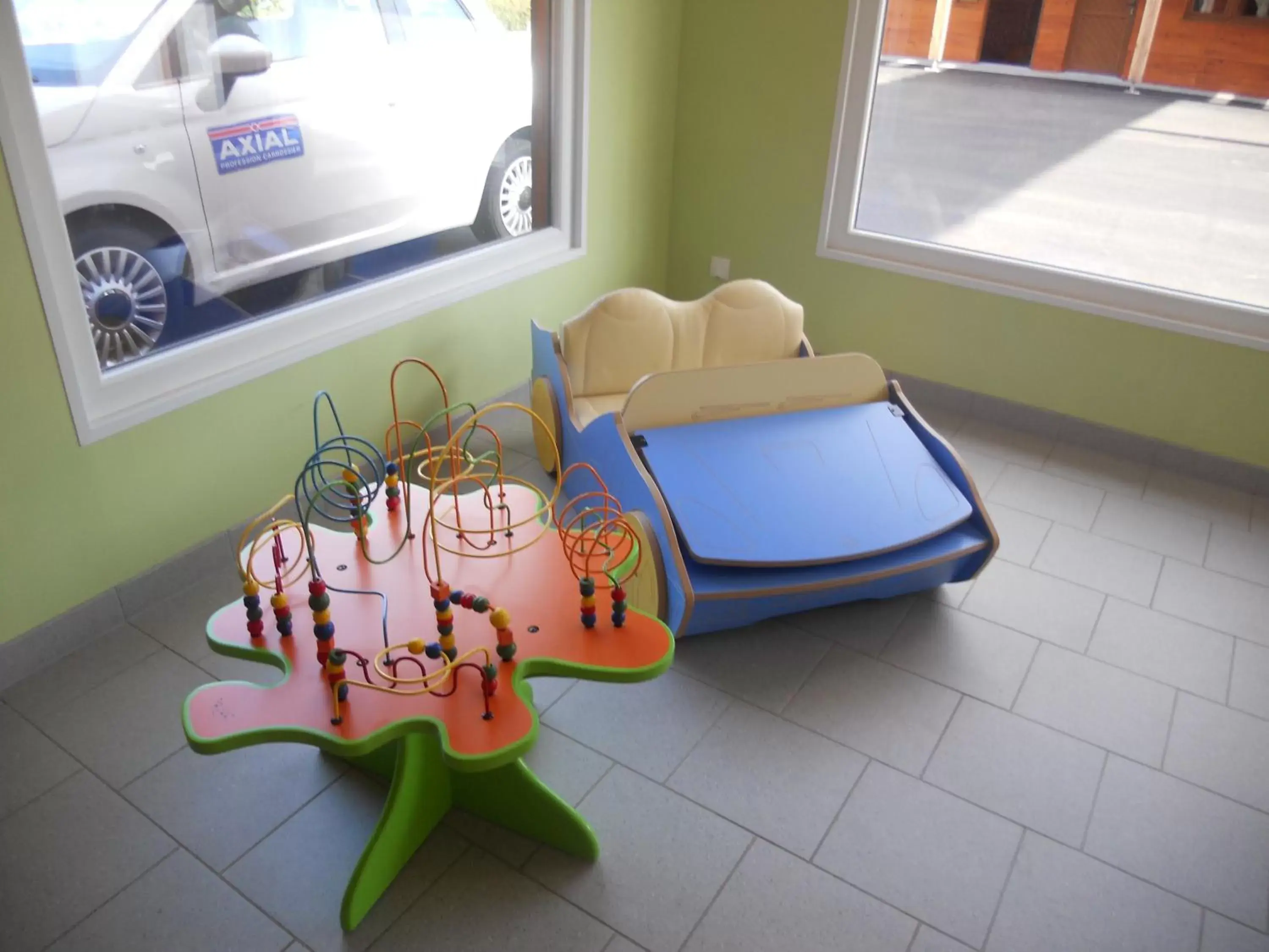 Children play ground in Auberge du Saut des Cuves