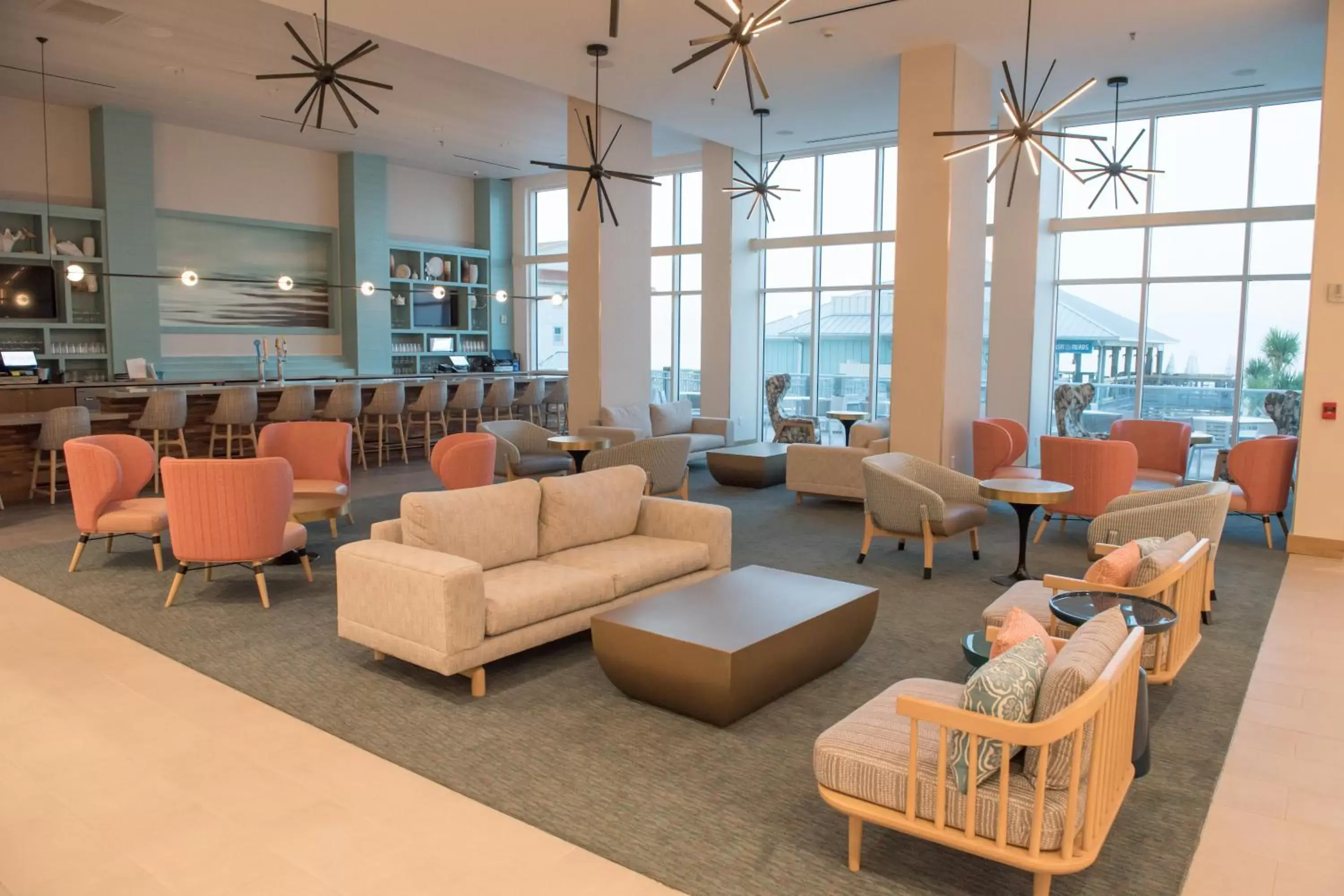 Communal lounge/ TV room in Fairfield by Marriott Inn & Suites Pensacola Beach
