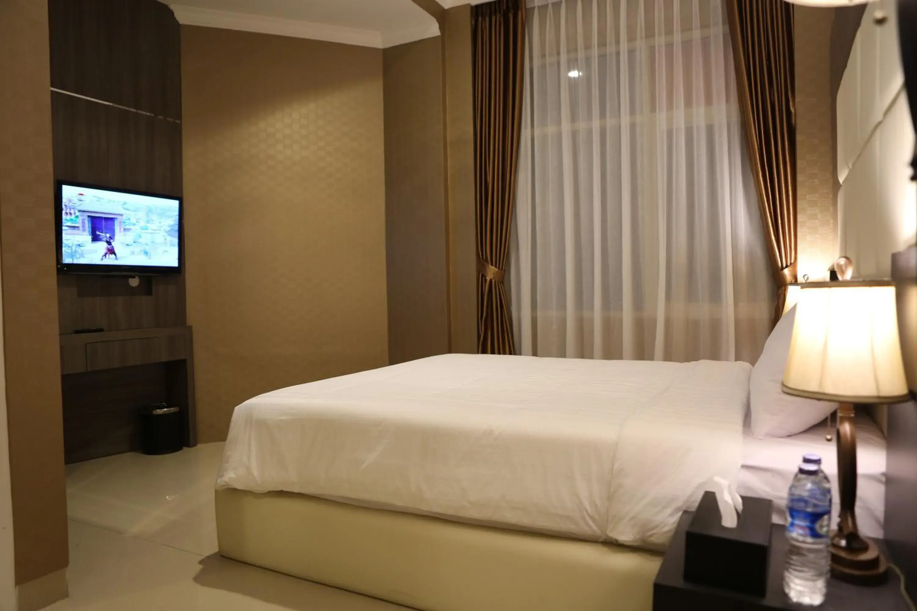 TV and multimedia, Bed in Hotel 55