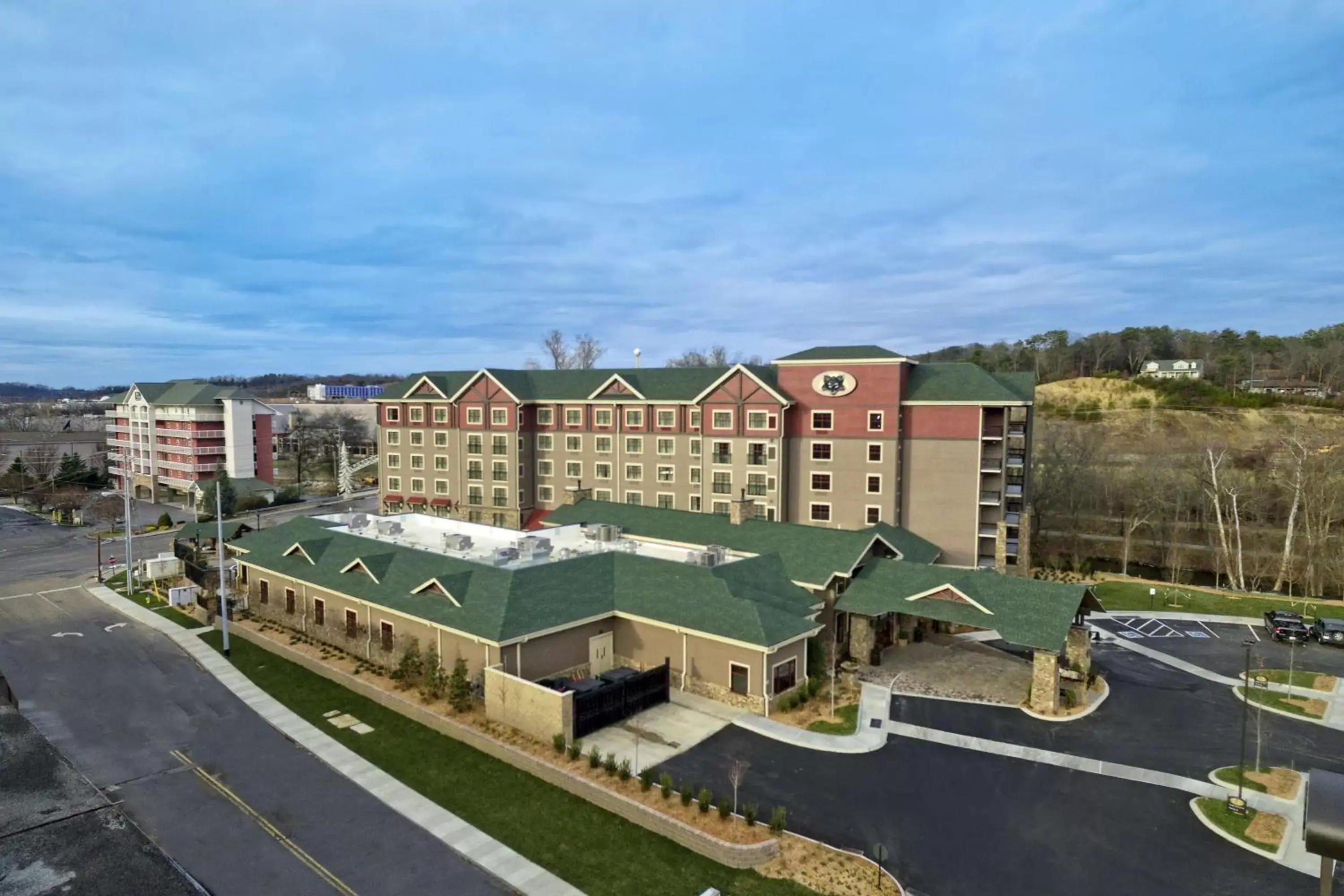 Property building, Bird's-eye View in Black Fox Lodge Pigeon Forge, Tapestry Collection by Hilton