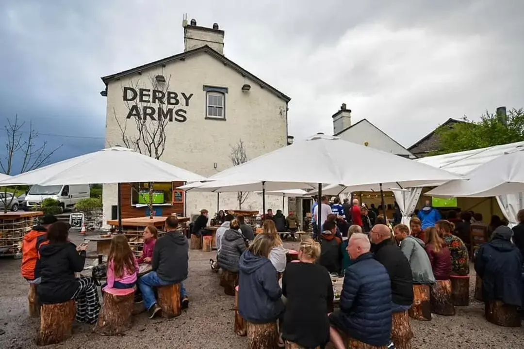 Garden, Restaurant/Places to Eat in The Derby Arms