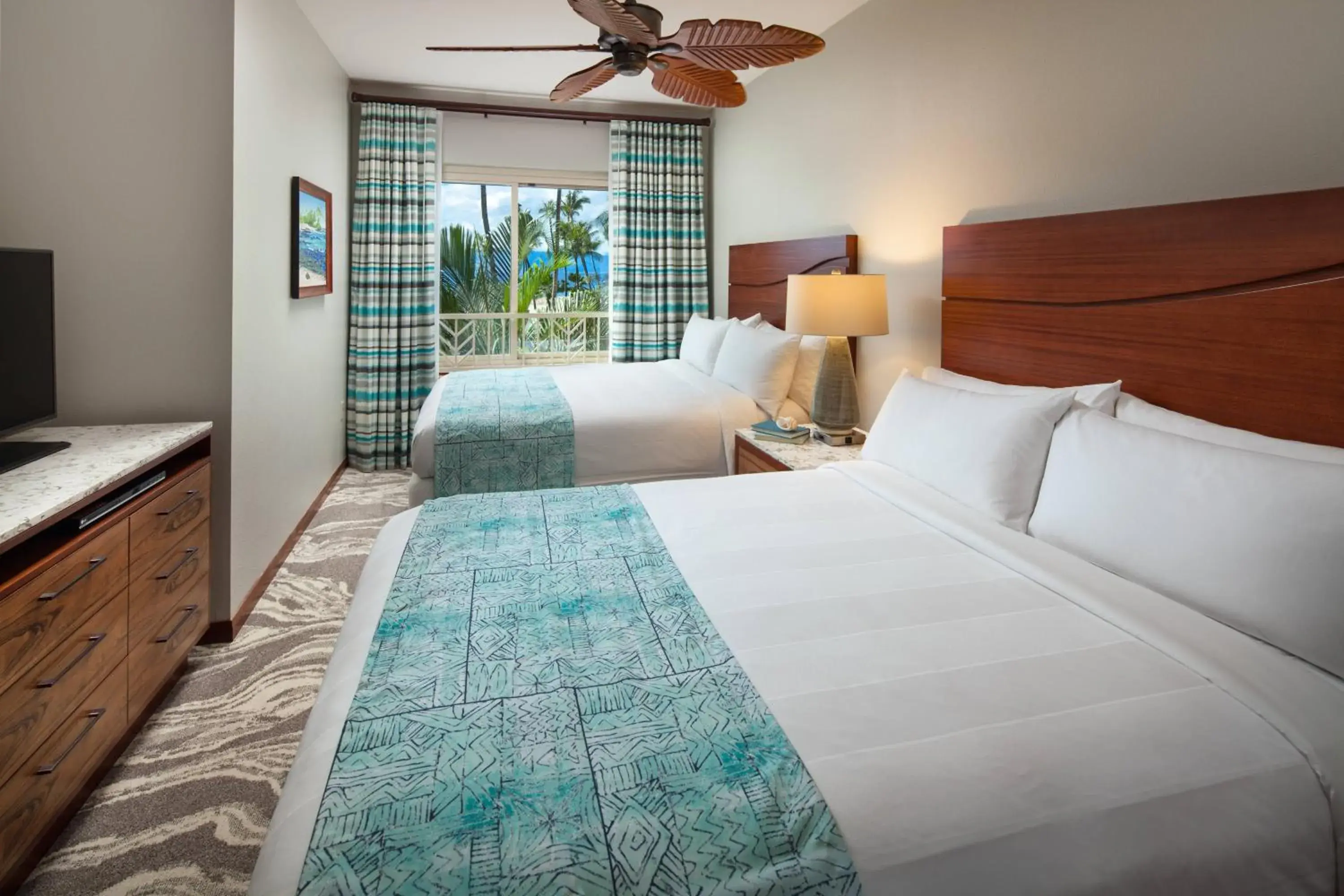 Bedroom, Bed in Marriott's Maui Ocean Club  - Lahaina & Napili Towers