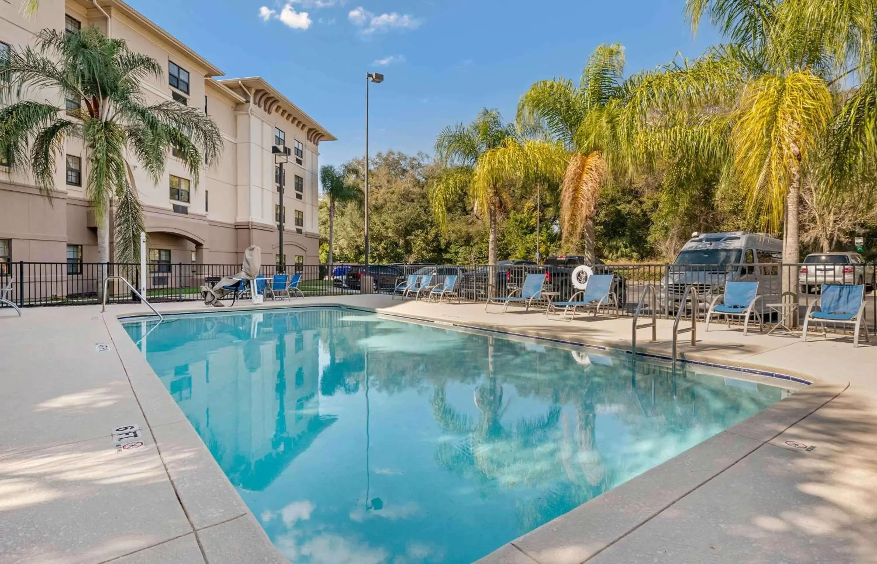 Pool view, Swimming Pool in Extended Stay America Premier Suites - Lakeland - I-4
