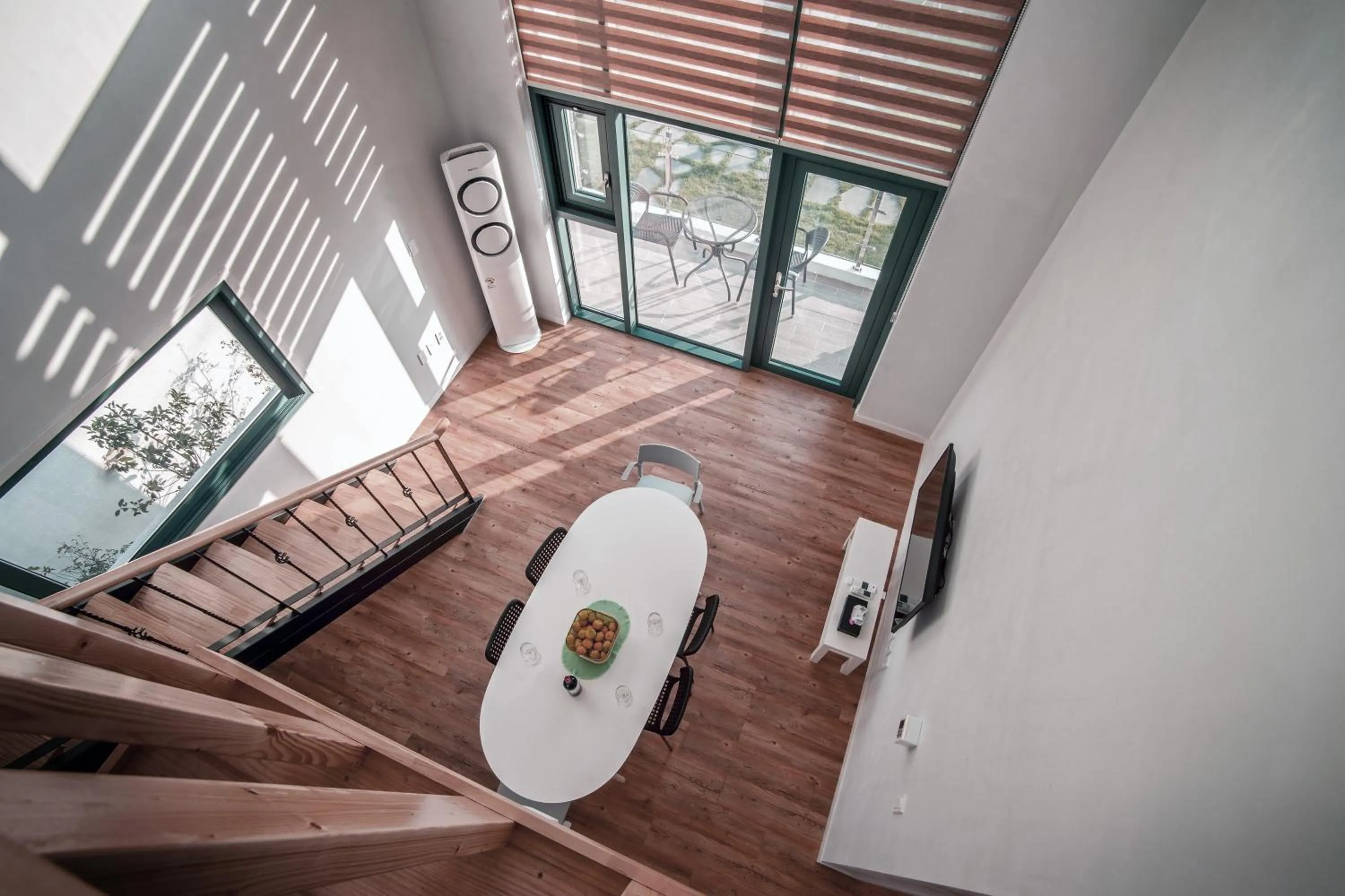 Living room in Poema Stay Pension