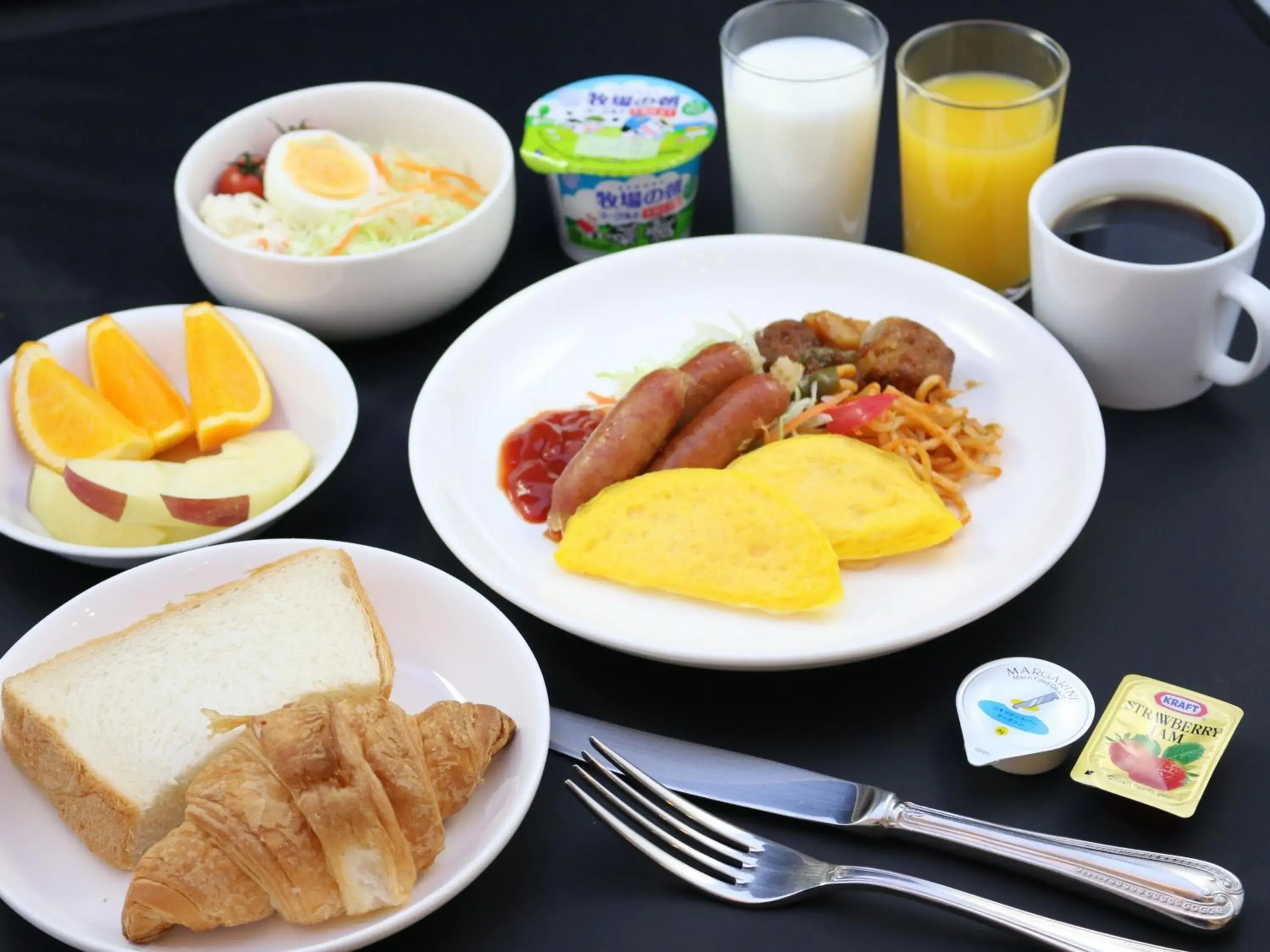 Buffet breakfast, Breakfast in Apa Hotel Tonami-Ekimae