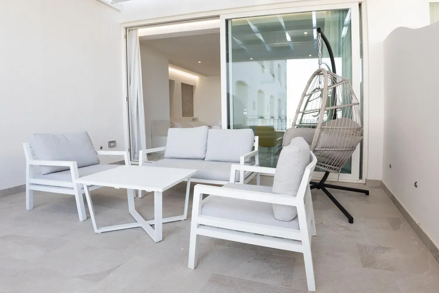 Balcony/Terrace, Seating Area in Grand Hotel Costa Brada