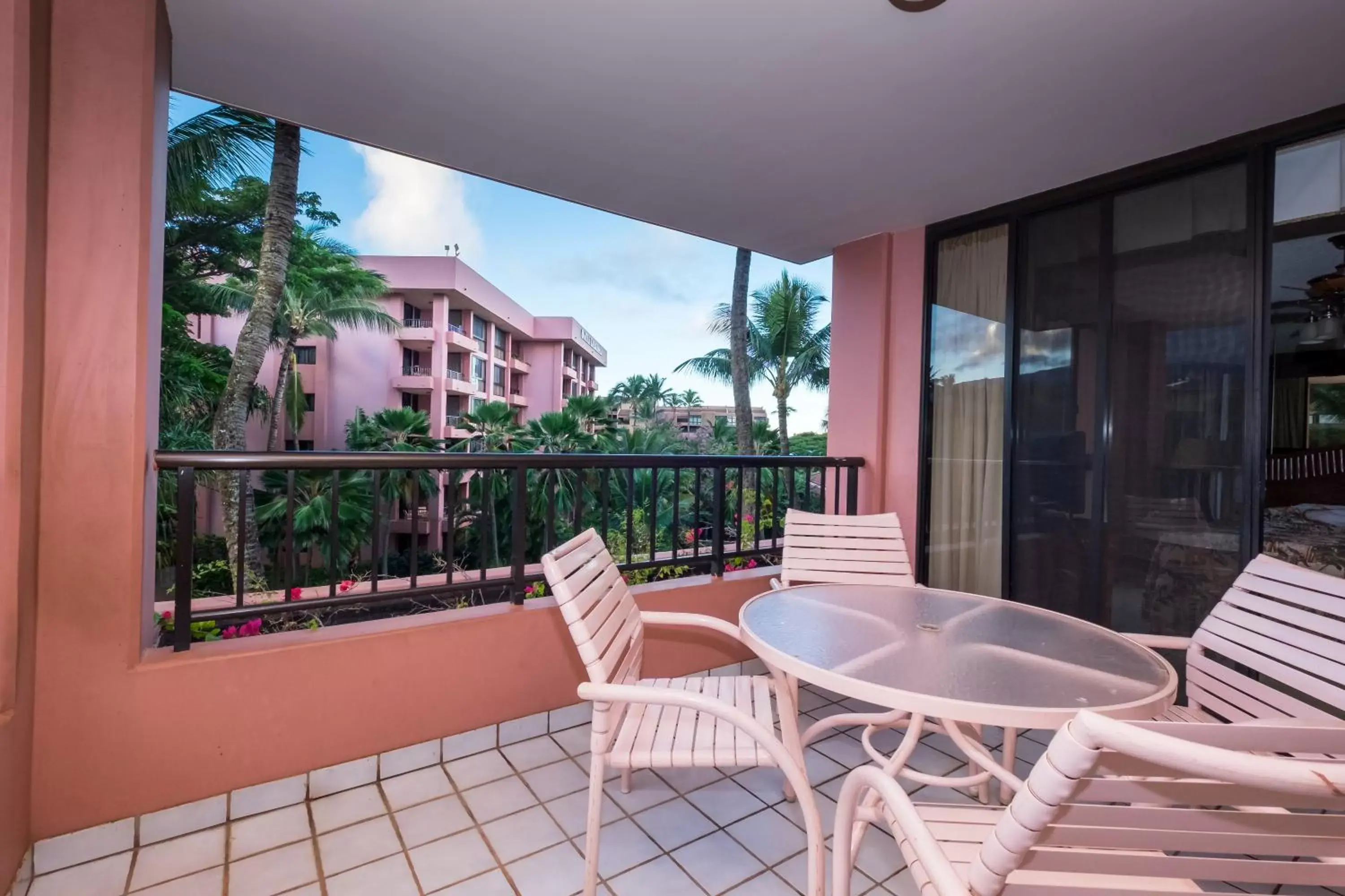 View (from property/room), Balcony/Terrace in Kahana Falls Resort