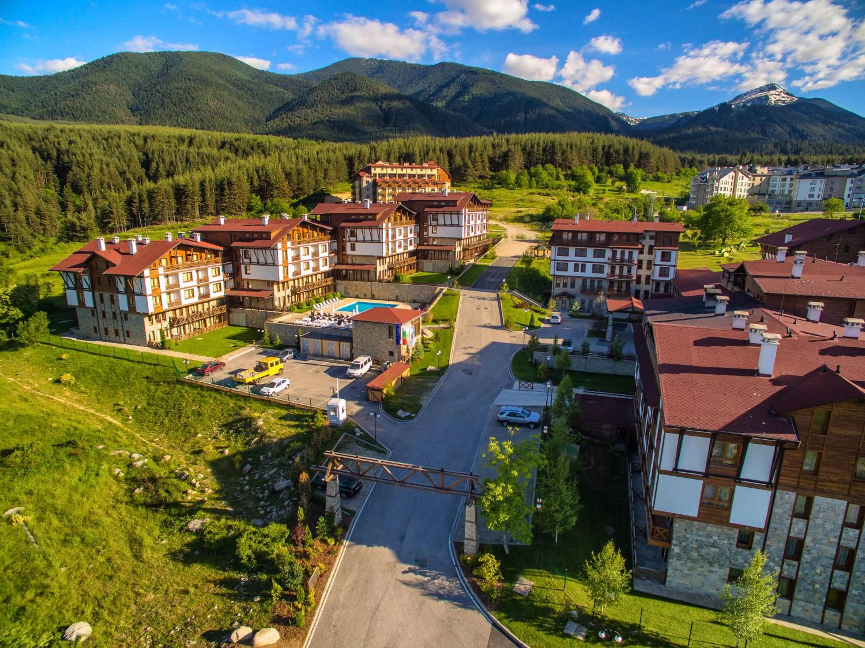 Bird's eye view in Green Life Bansko
