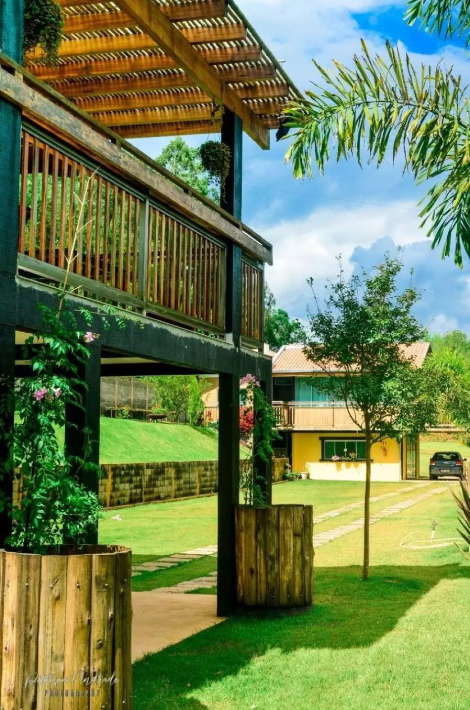 Garden in Pousada Trem Chic