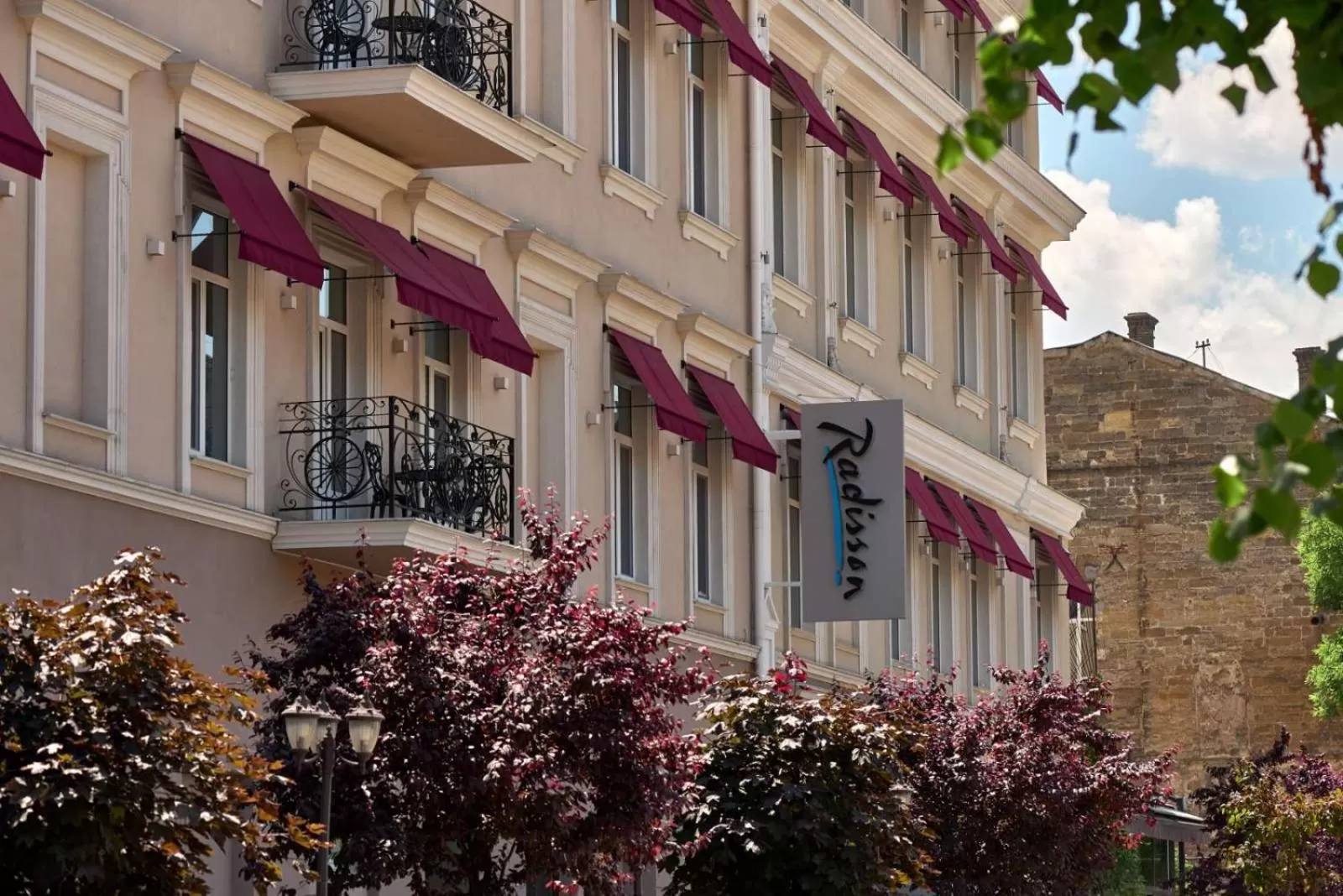 Property building in Radisson Hotel City Centre Odesa