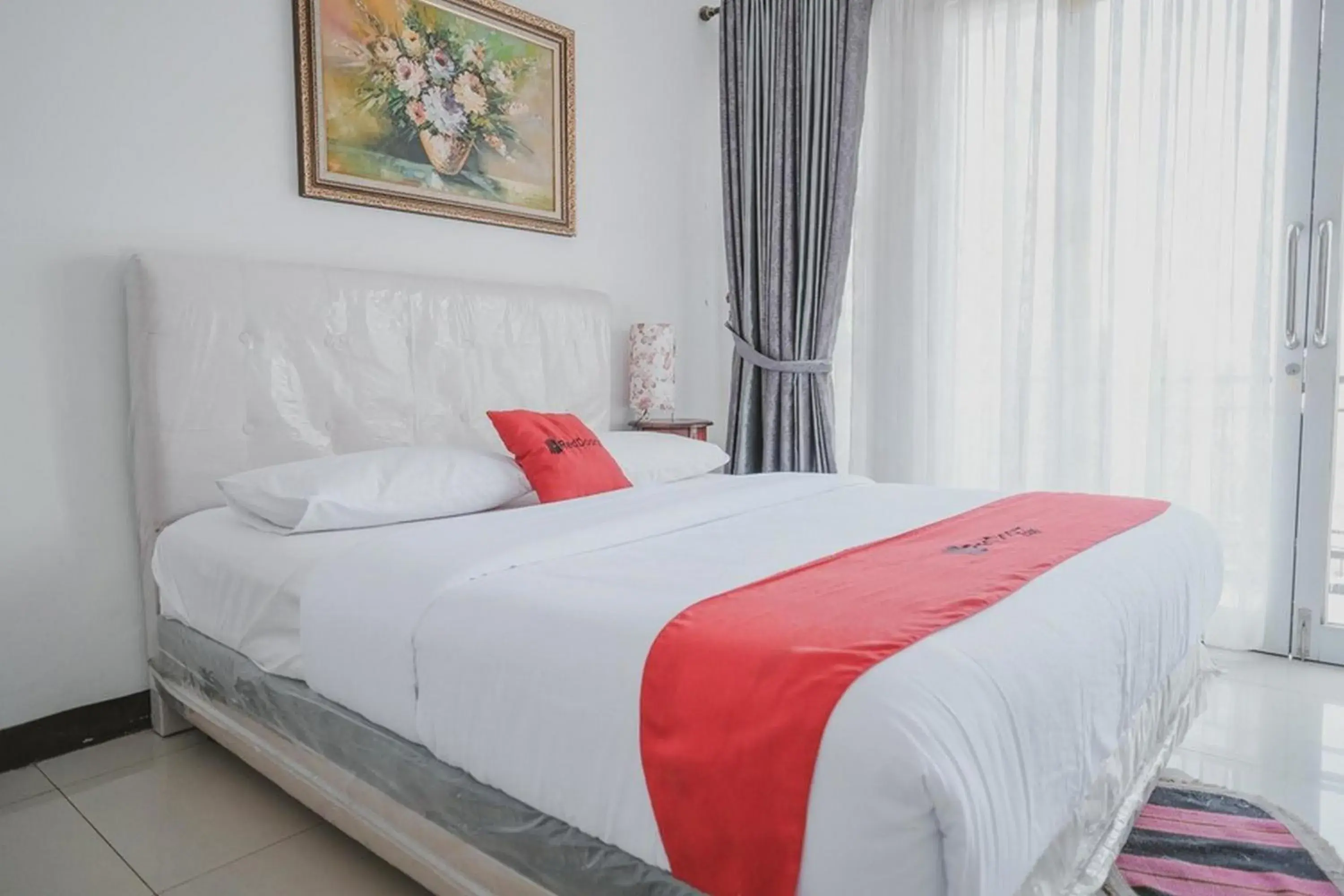 Bedroom, Bed in RedDoorz Syariah @ Lampung Walk