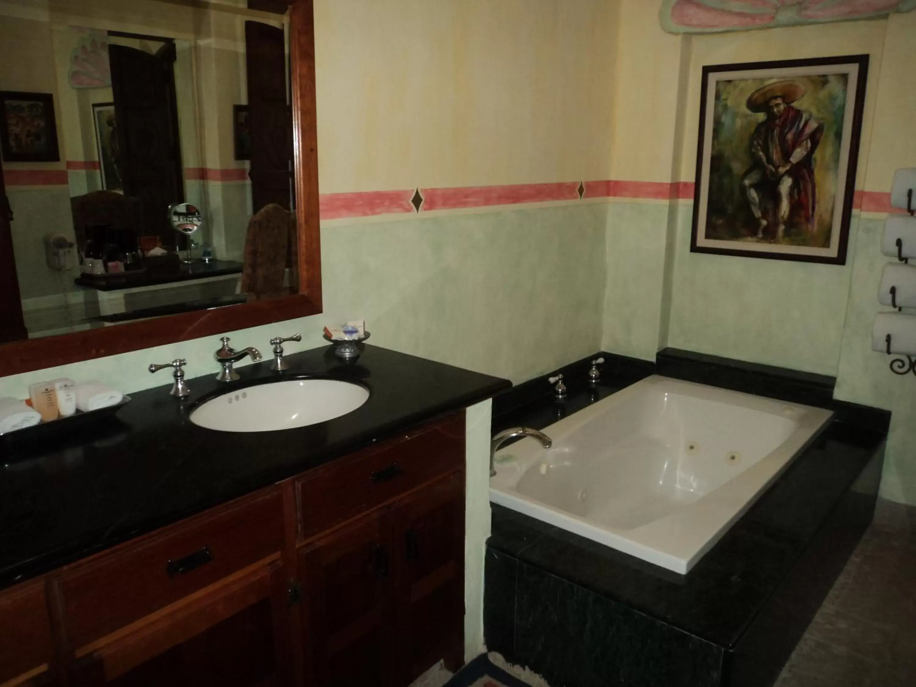 Bathroom in Hacienda de los Santos