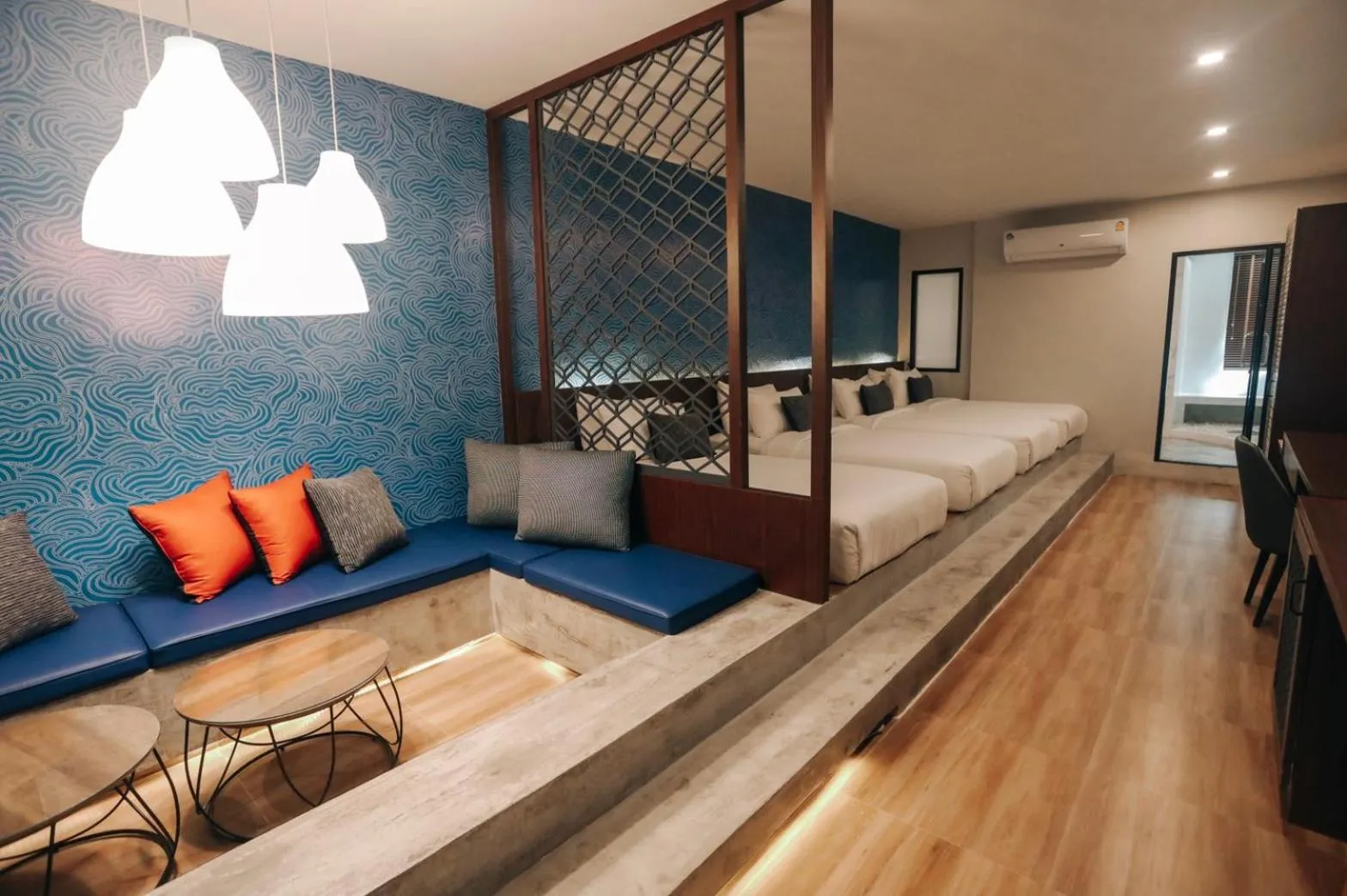 Bed in Maldives Beach Resort