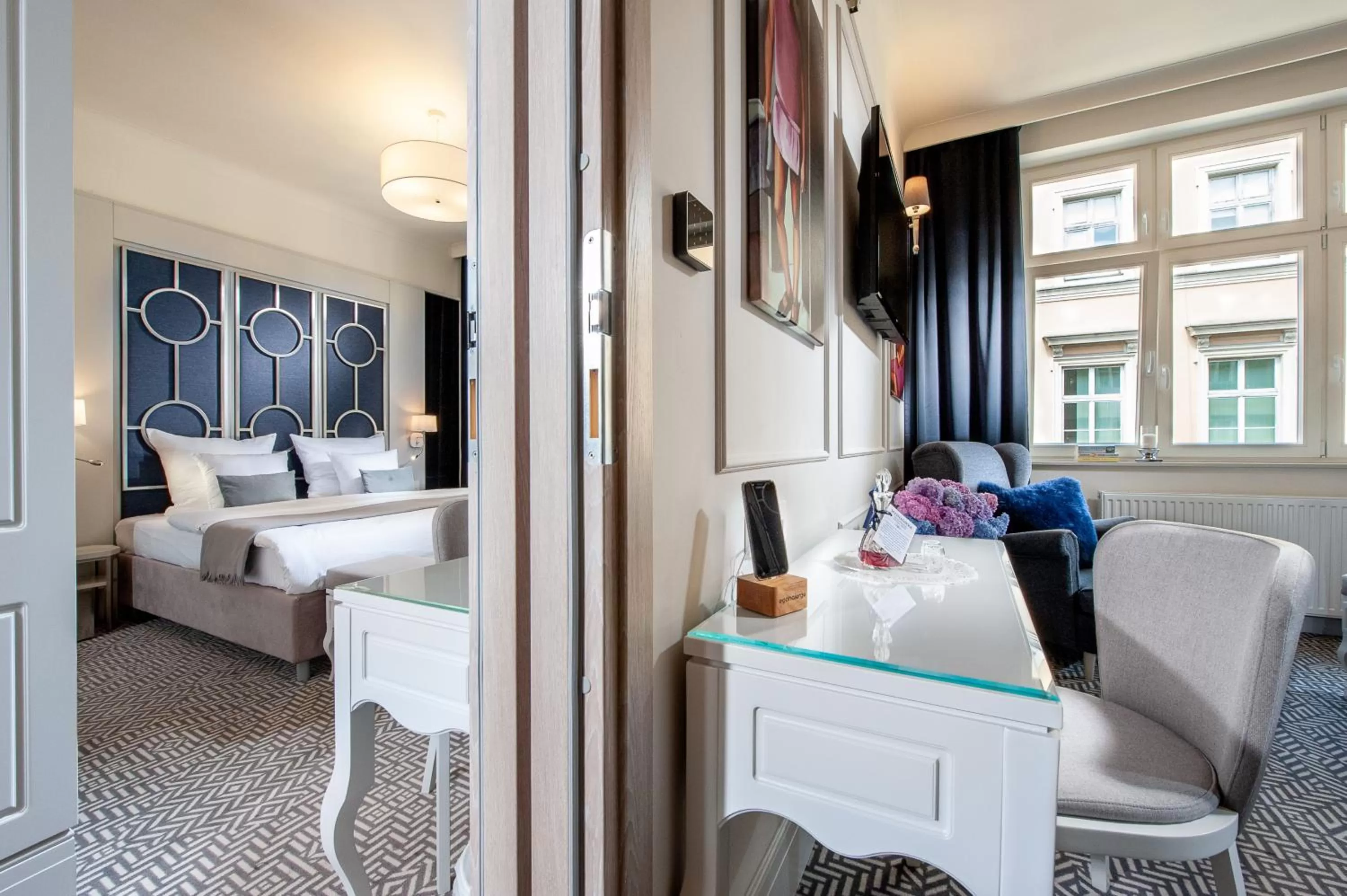 Photo of the whole room, Bed in Amber Design Residence