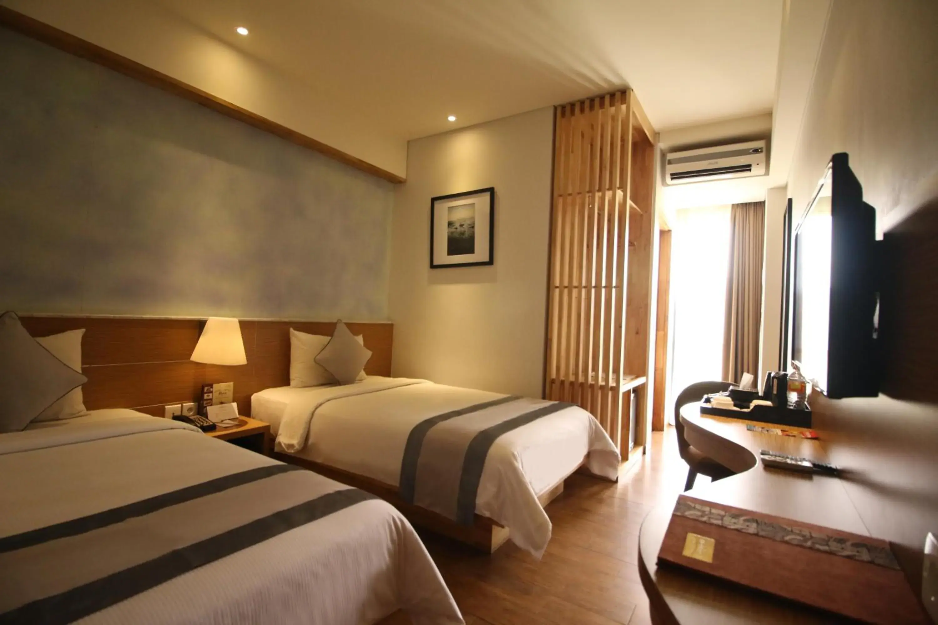 Bed in Liberta Hotel Jimbaran