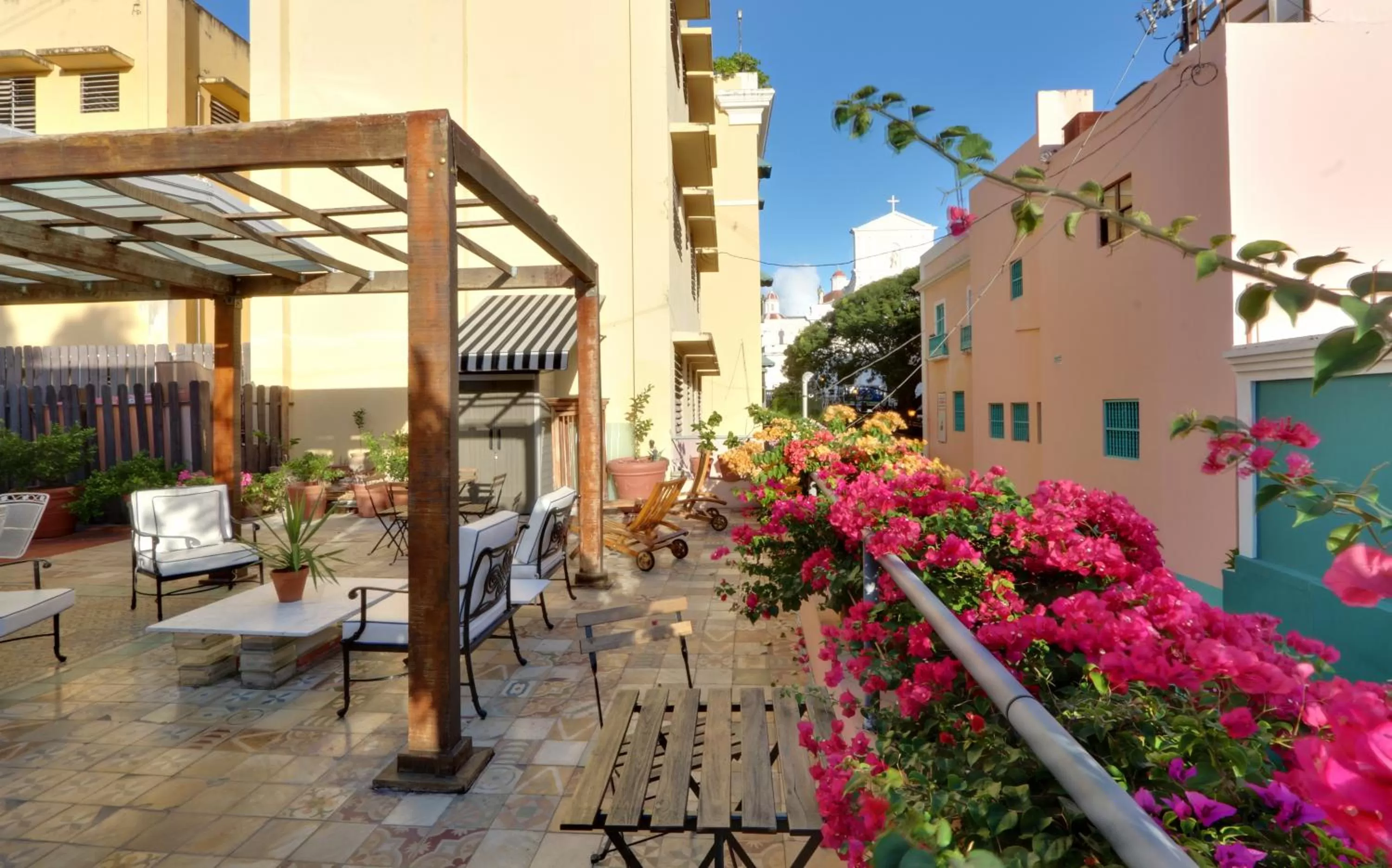 Balcony/Terrace in Villa Herencia Hotel