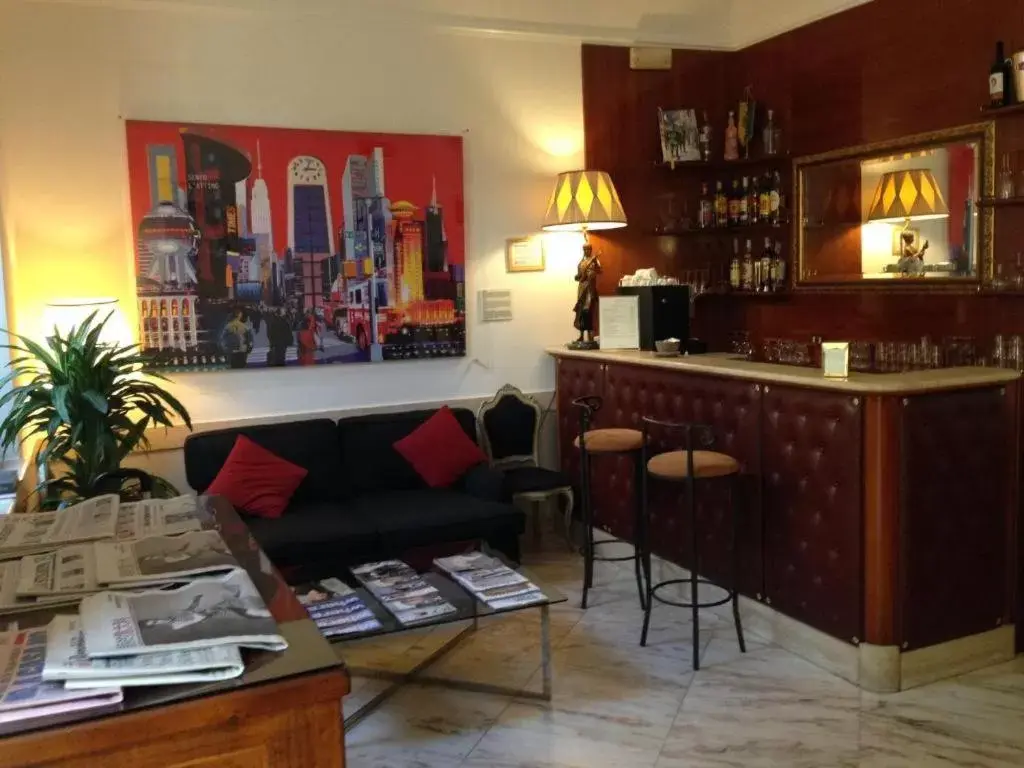 Lounge or bar, Lobby/Reception in Hotel Astoria Garden