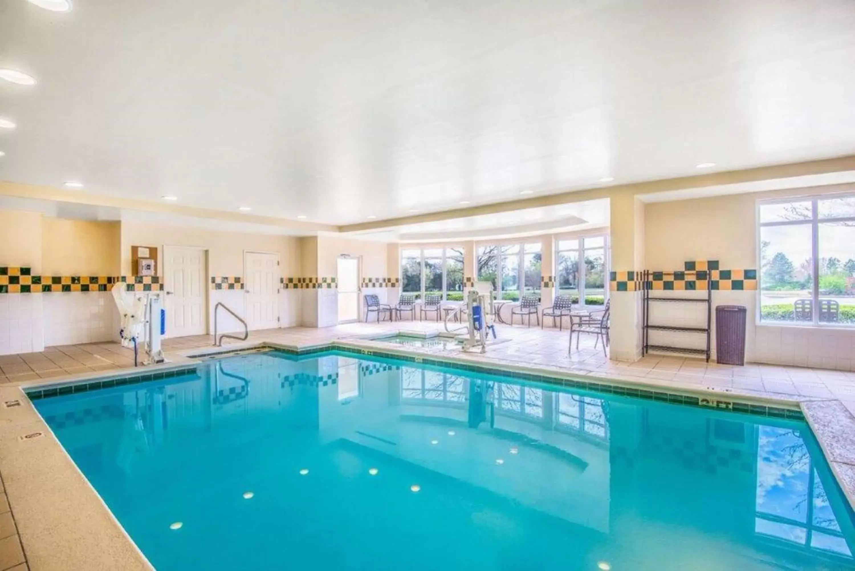 Pool view, Swimming Pool in Hilton Garden Inn Wichita