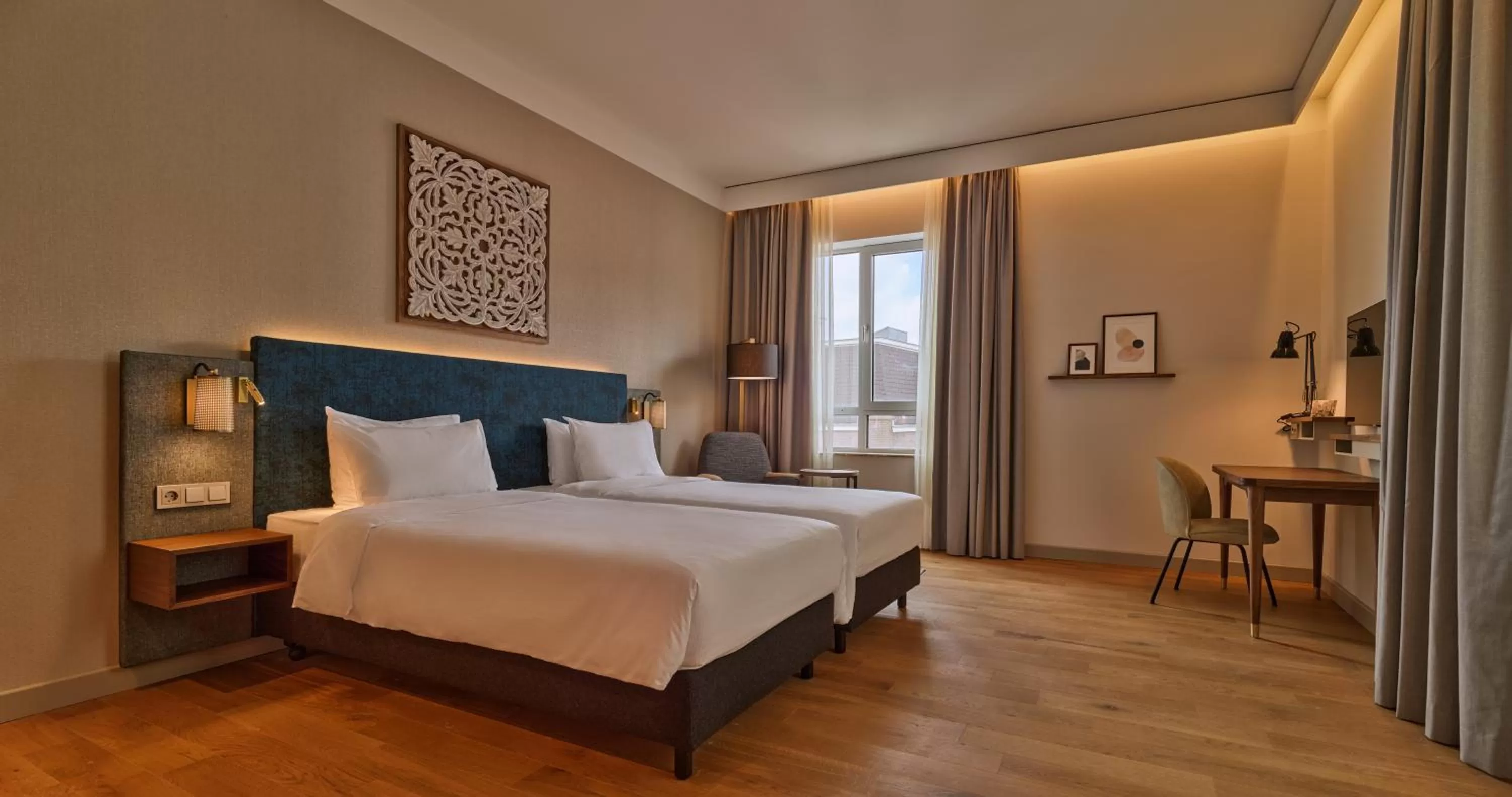 Bedroom, Bed in voco The Hague by IHG