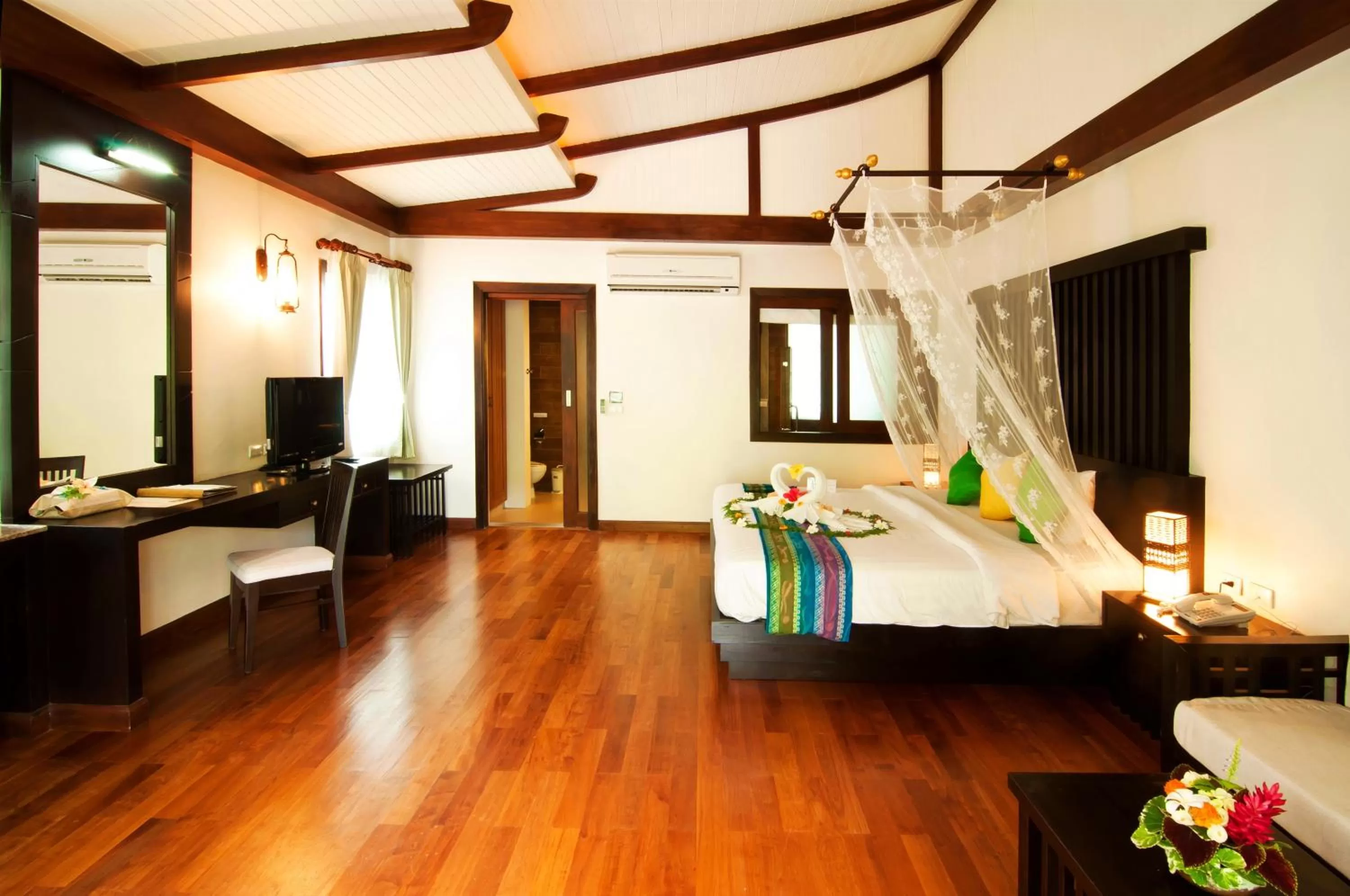 Bedroom, Bed in Aonang Phu Petra Resort, Krabi - SHA Plus