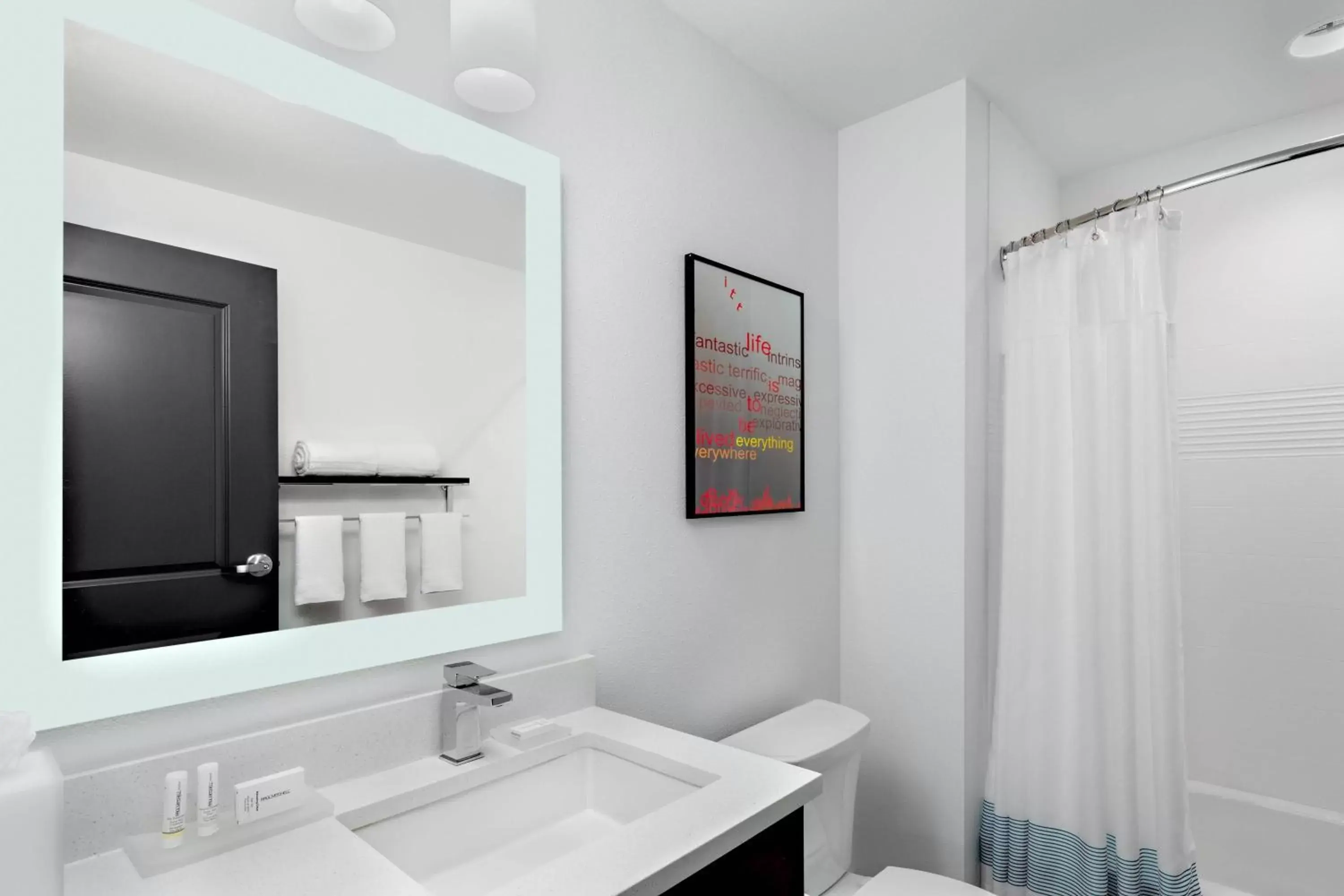 Bathroom in TownePlace Suites by Marriott Loveland Fort Collins