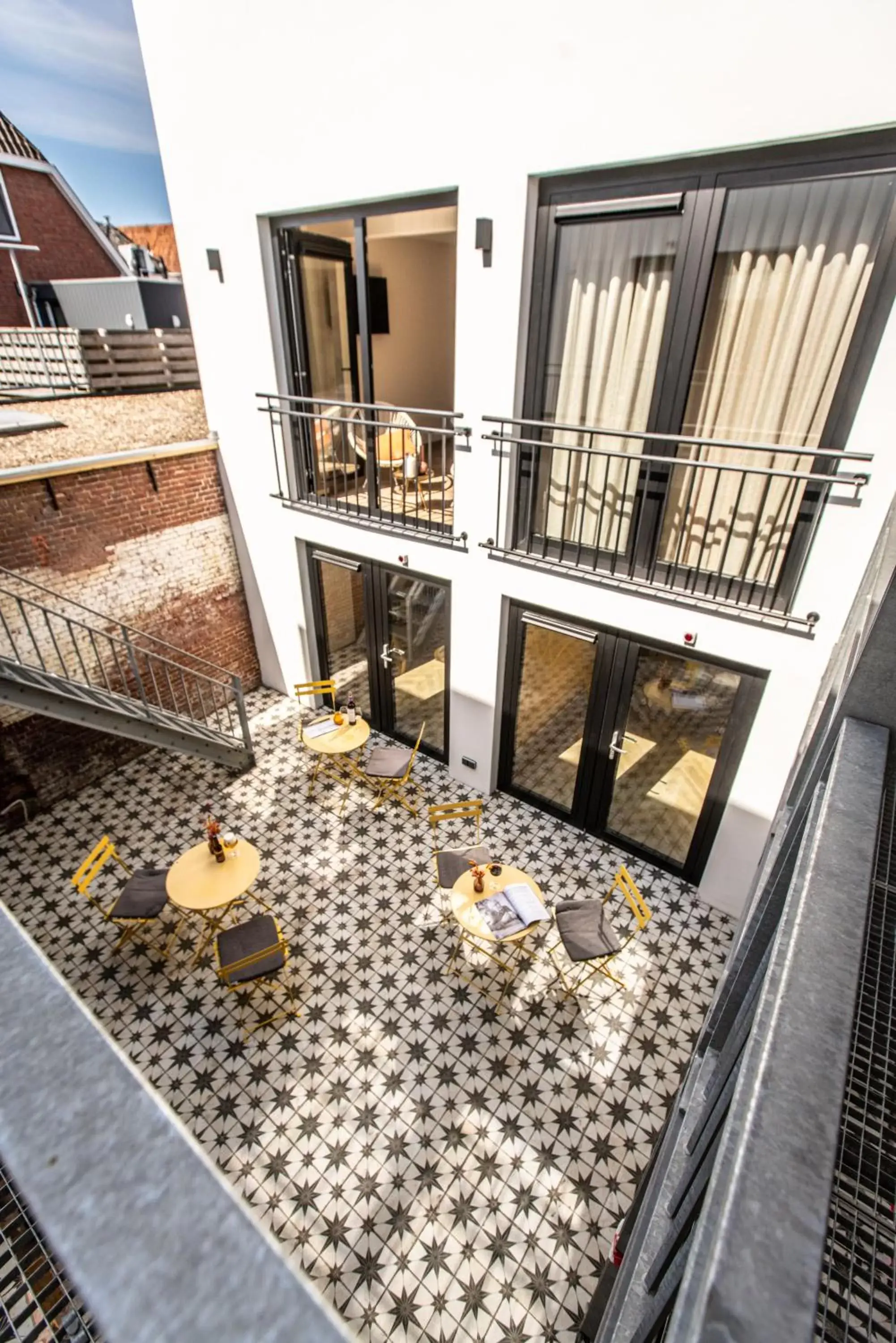 Balcony/Terrace in Boutiquehotel Dokkum