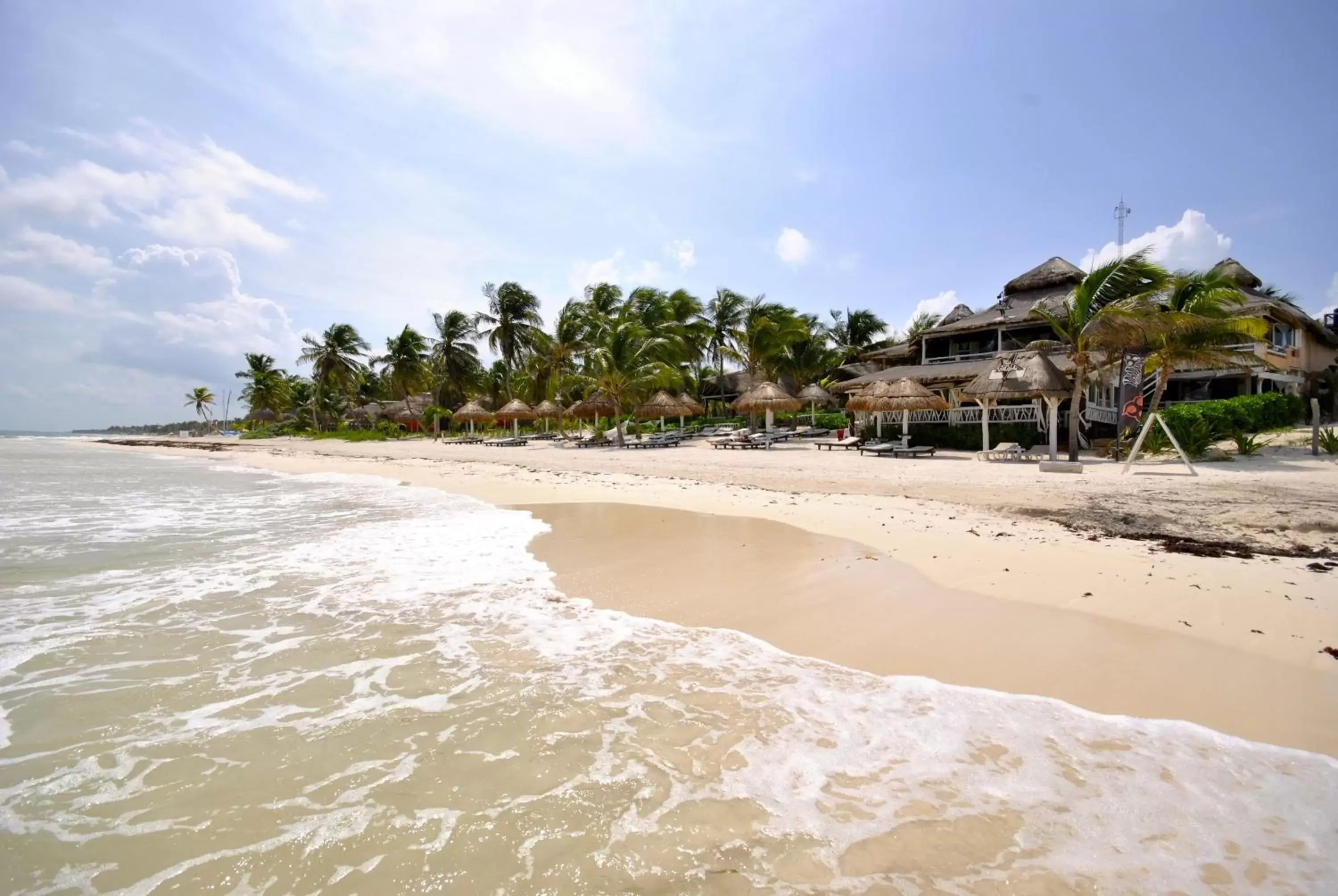 Day, Beach in Villa Las Estrellas Tulum - located at the party zone