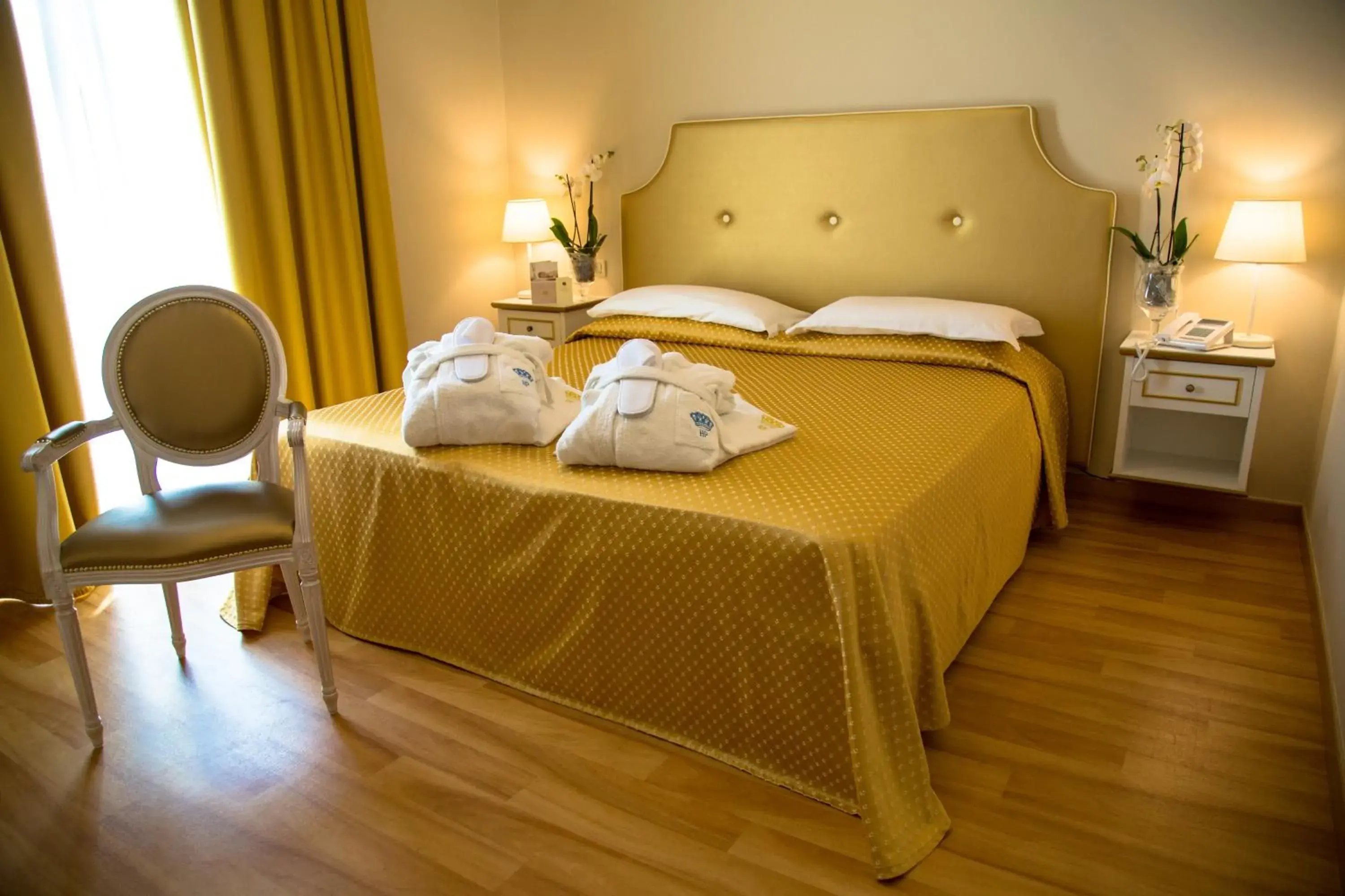 Bed in Hotel Terme Principe