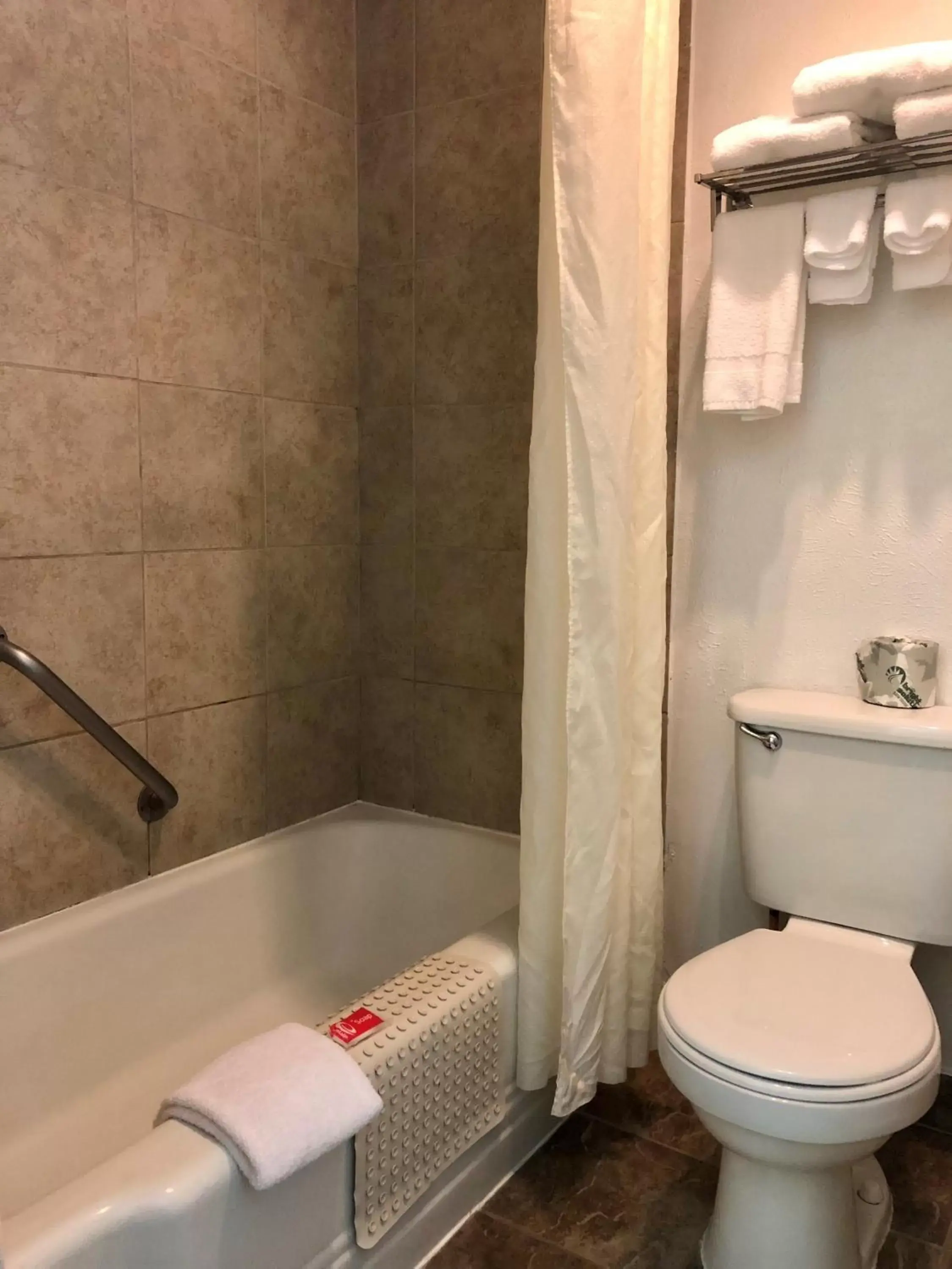 Bathroom in Econo Lodge Downtown Albuquerque
