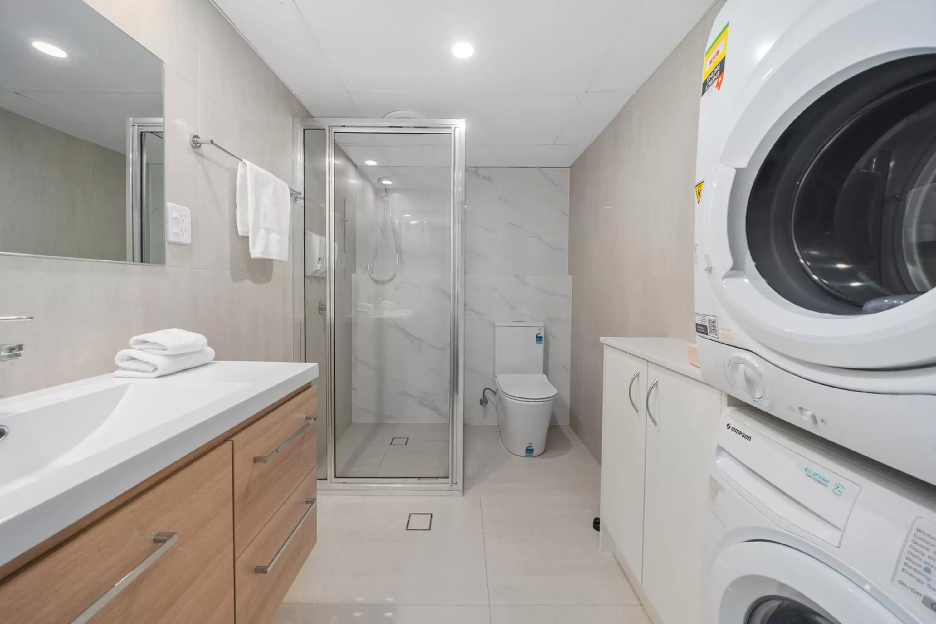 Shower, Bathroom in Manuka Park Serviced Apartments