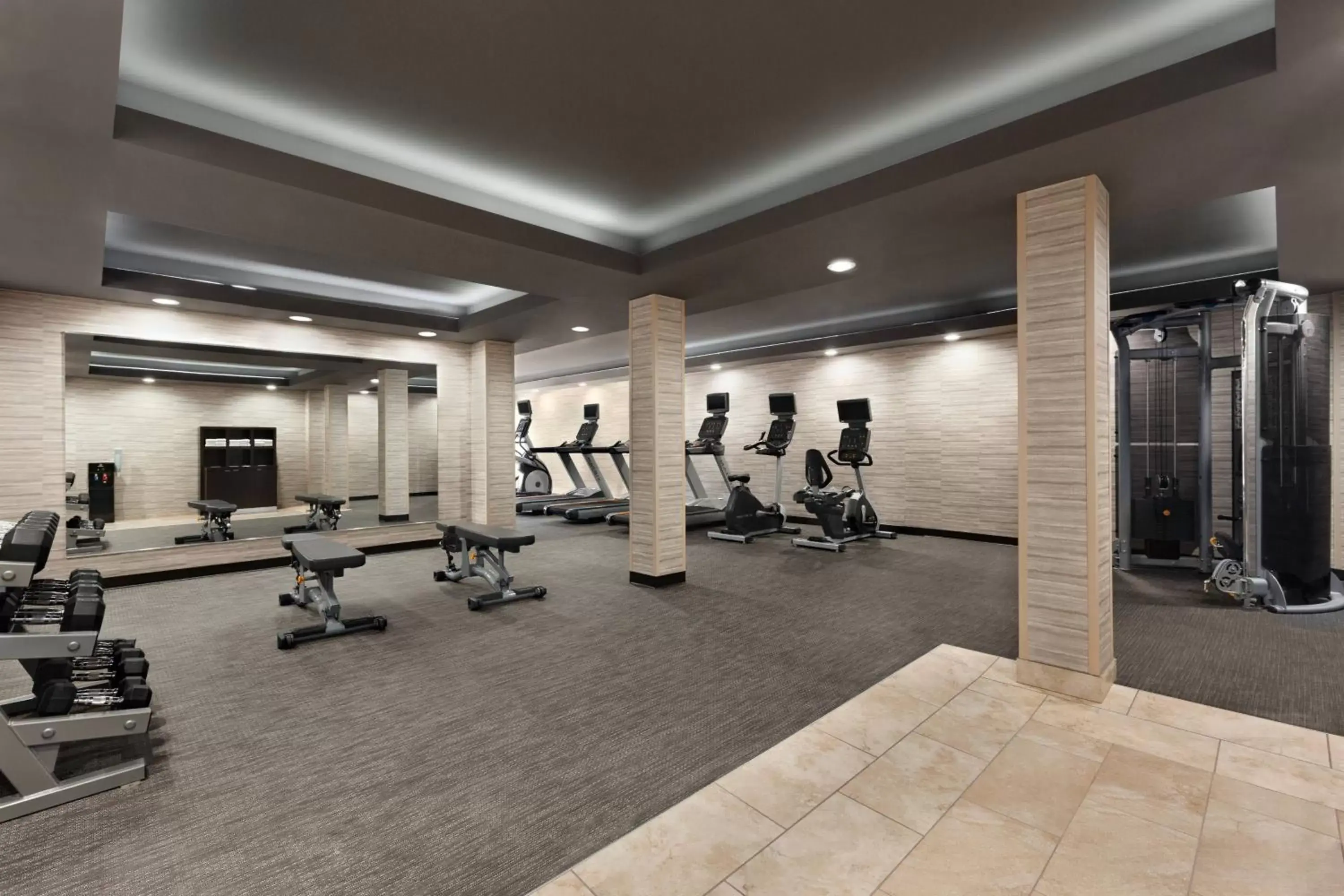 Fitness centre/facilities, Fitness Center/Facilities in Courtyard by Marriott Tulsa Central