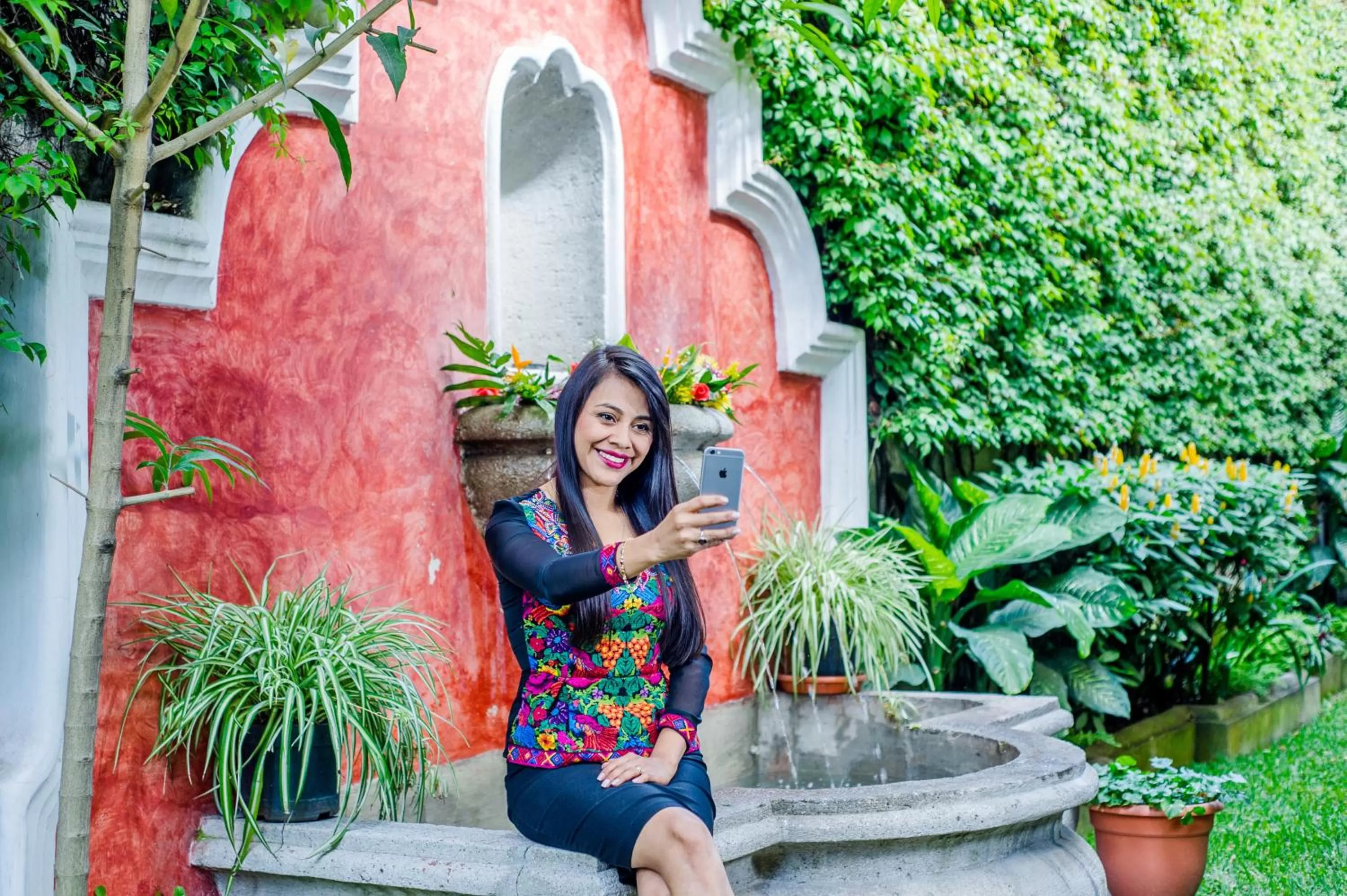 Garden in Hotel Meson del Valle by AHS