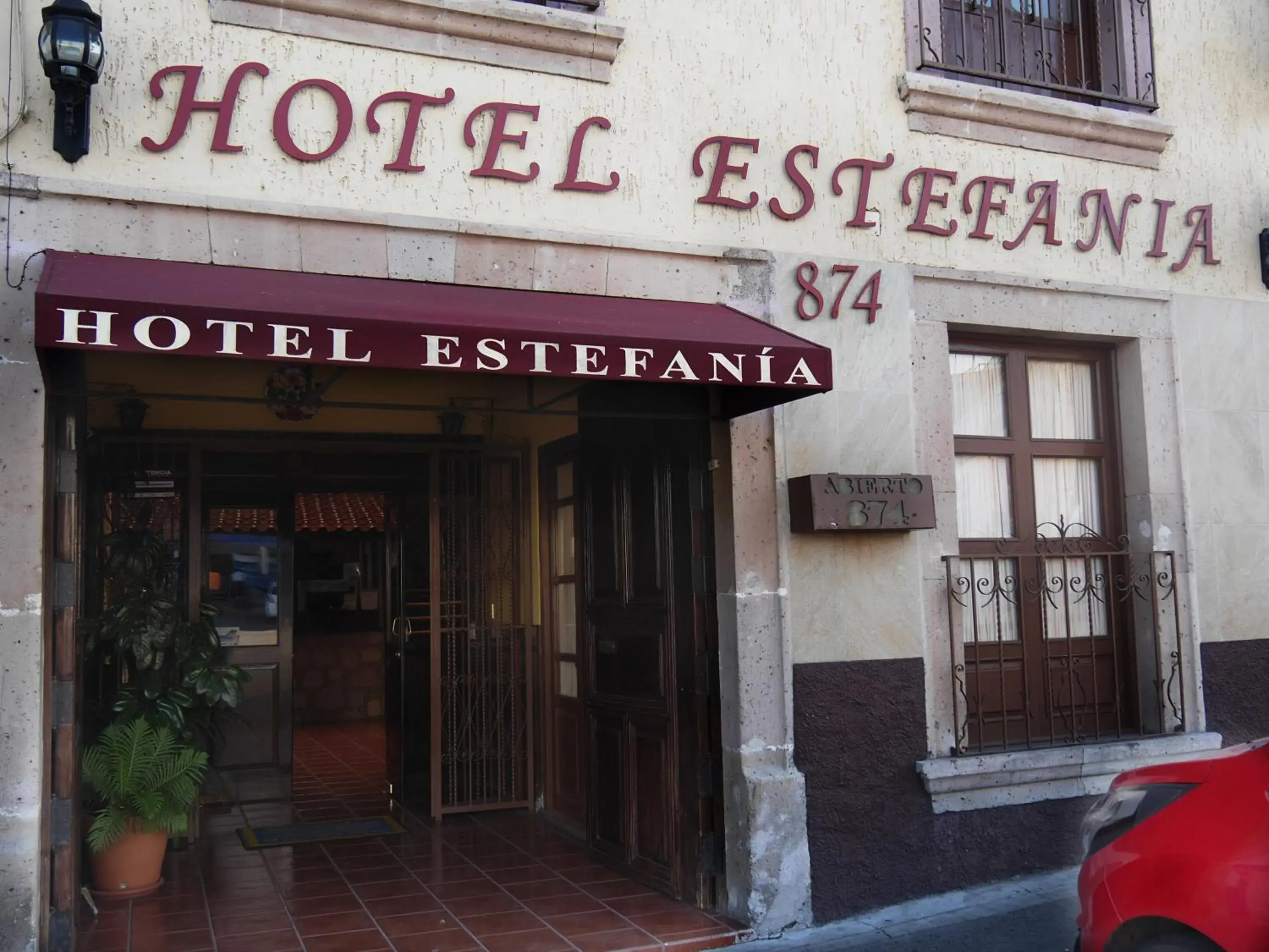 Facade/entrance in Hotel Estefania