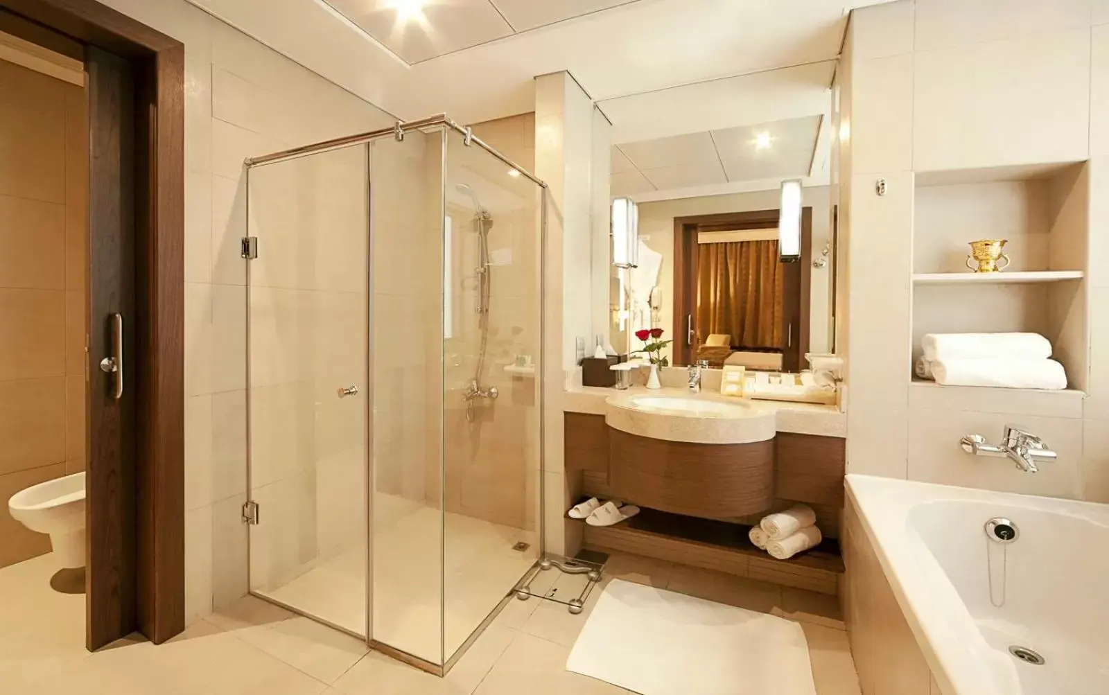 Bathroom in Oaks Liwa Executive Suites
