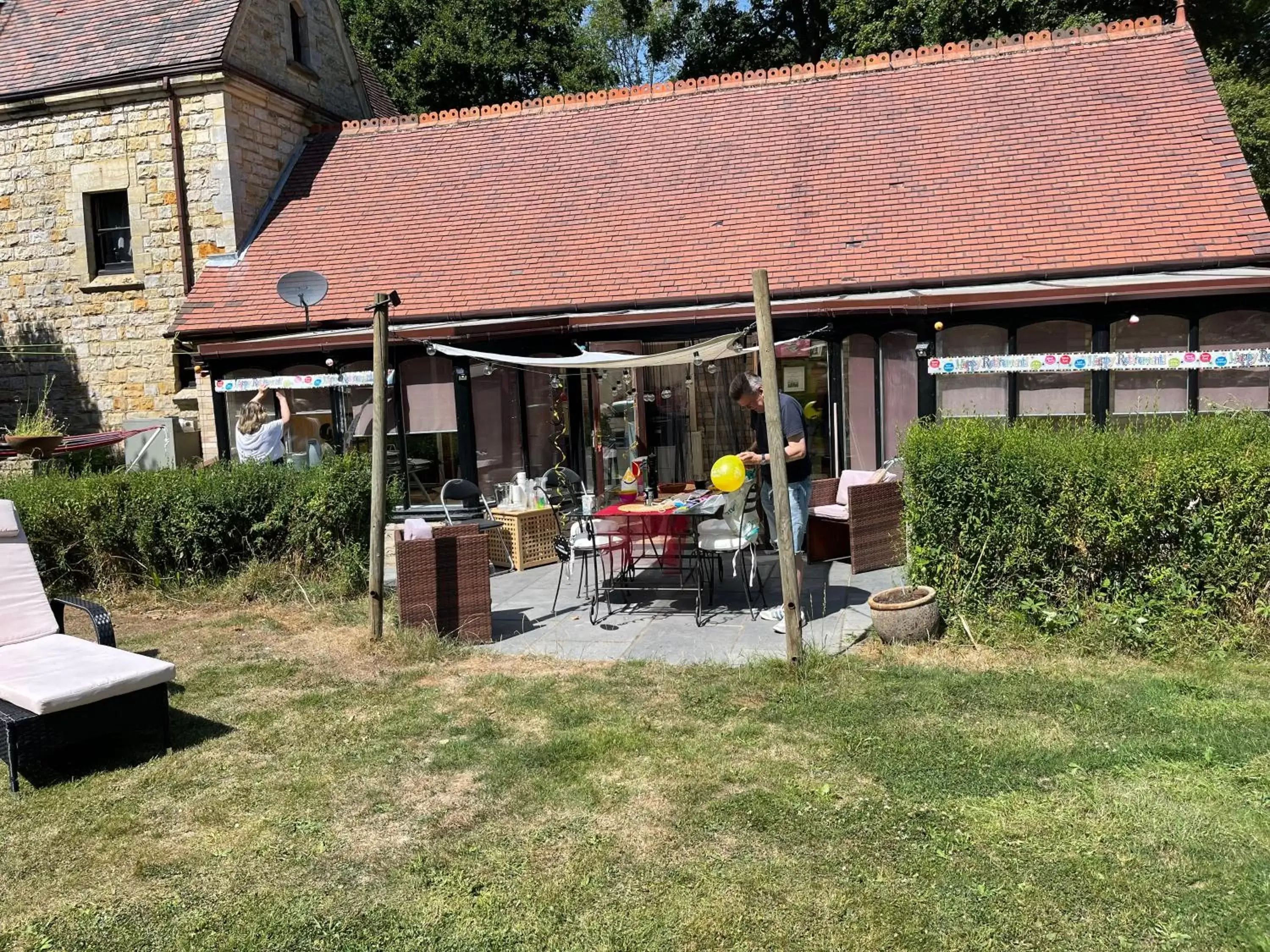 Patio in South Lodge House