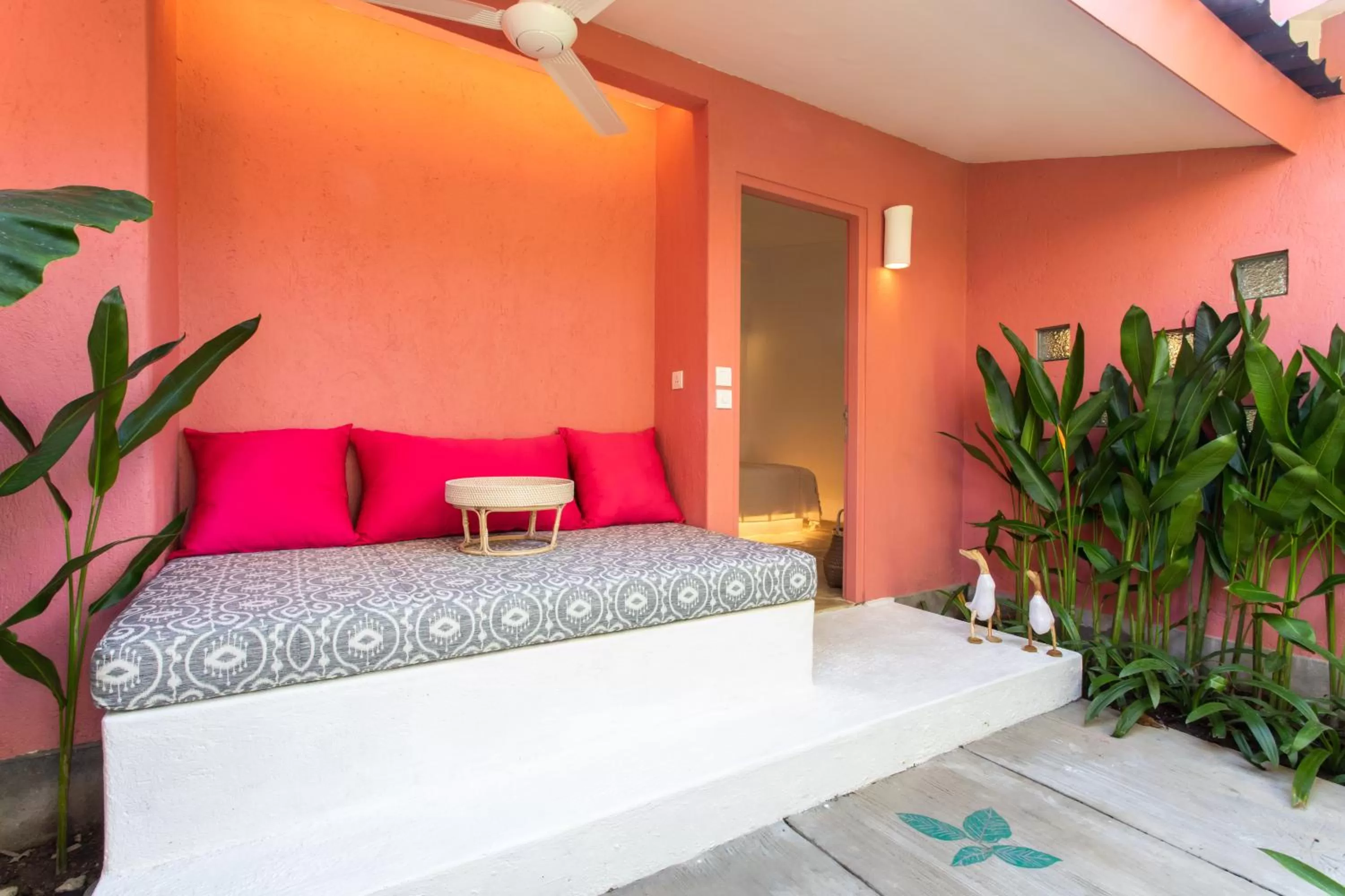 Balcony/Terrace in PinkPrivate Sanur - for Cool Adults Only