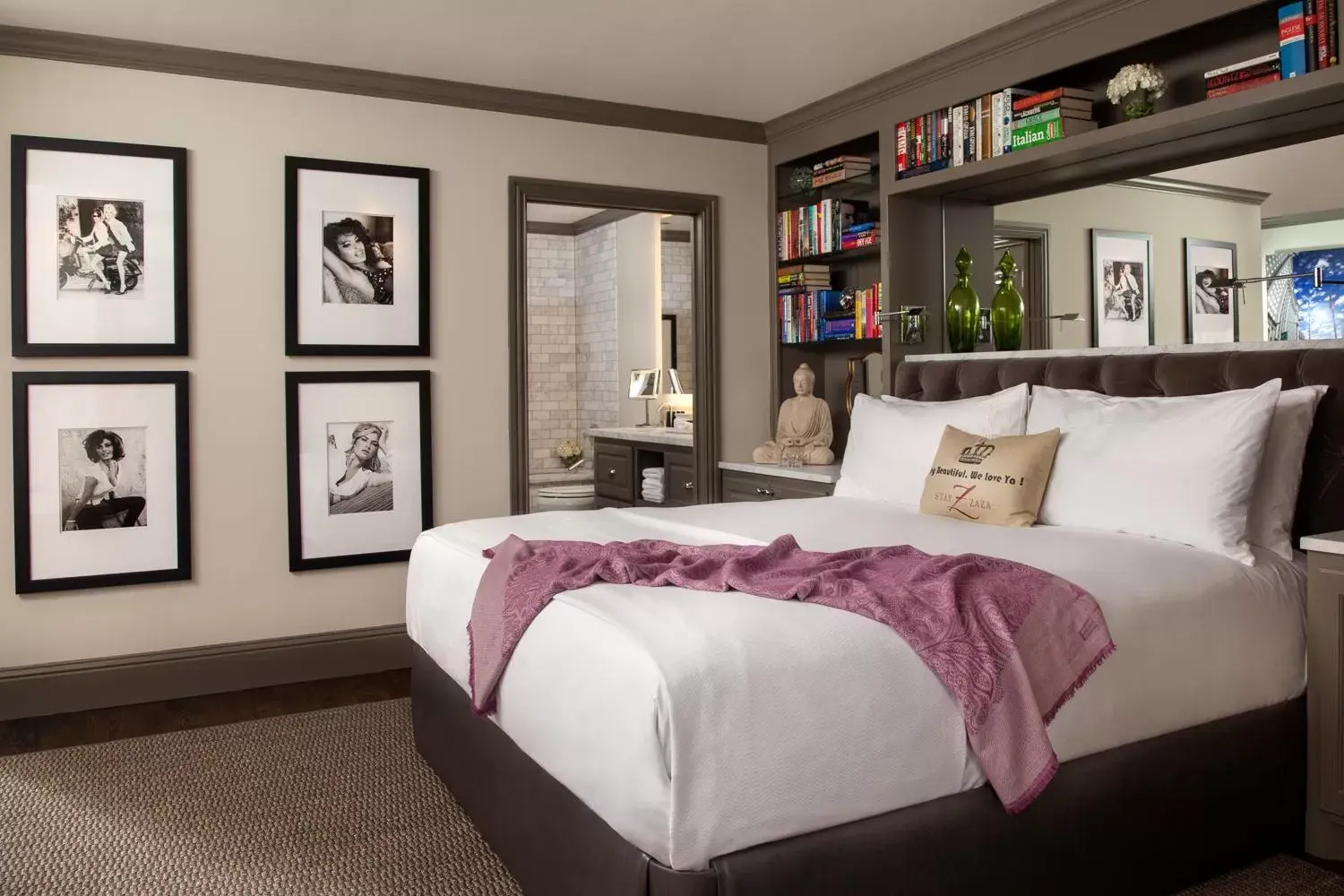 Bedroom, Bed in Hotel ZaZa Dallas