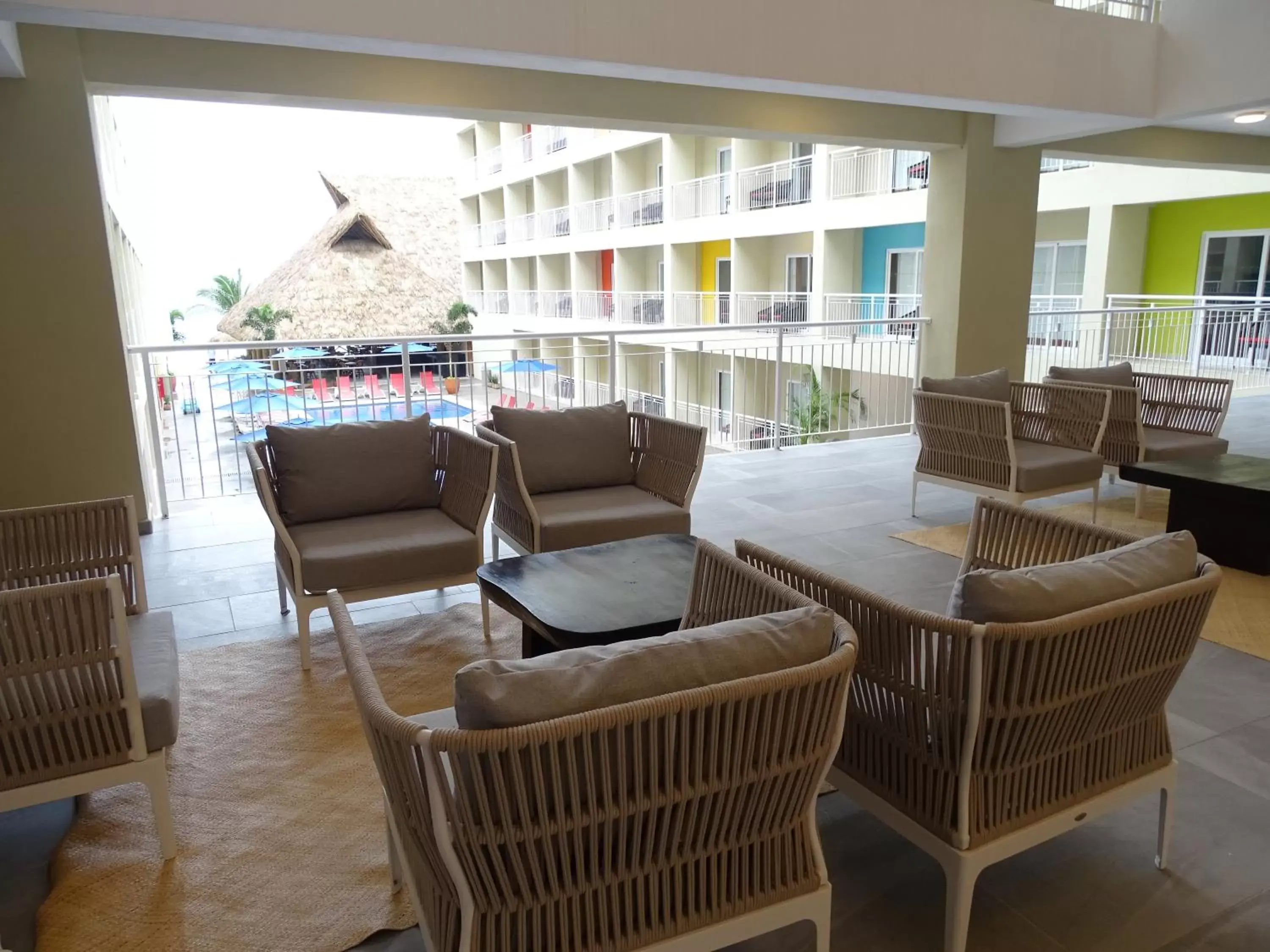 Seating area in Decameron Isla Coral