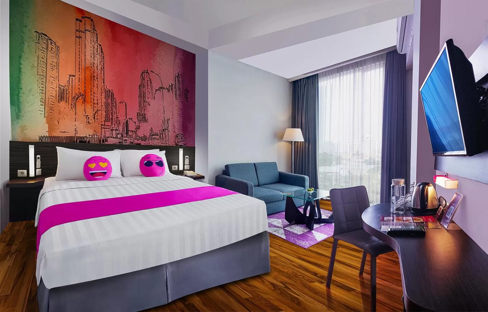 Bedroom, Bed in favehotel Graha Agung Surabaya