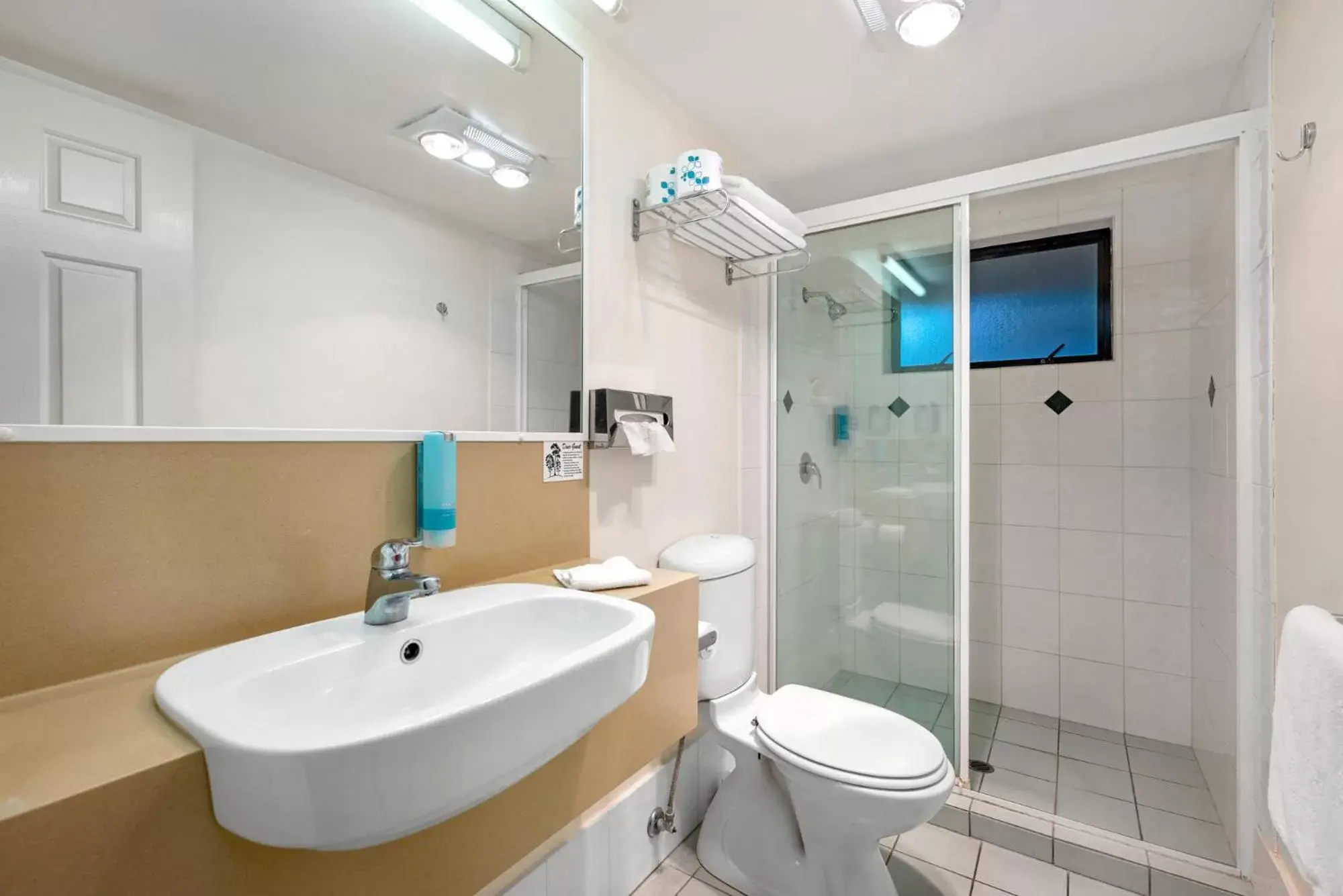 Bathroom in Pegasus Motor Inn and Serviced Apartments