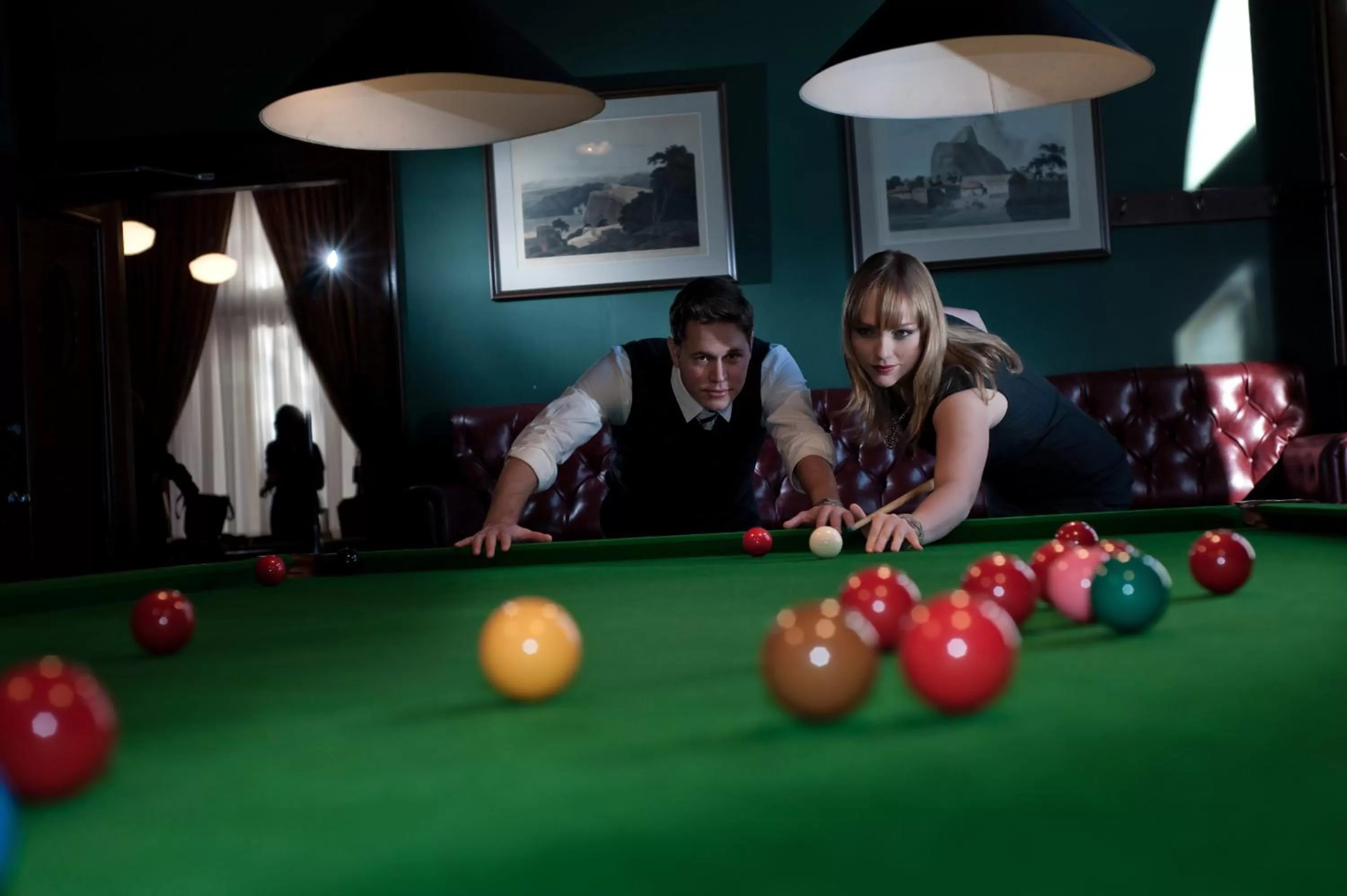 Billiard in The Inn at the Union Club of British Columbia