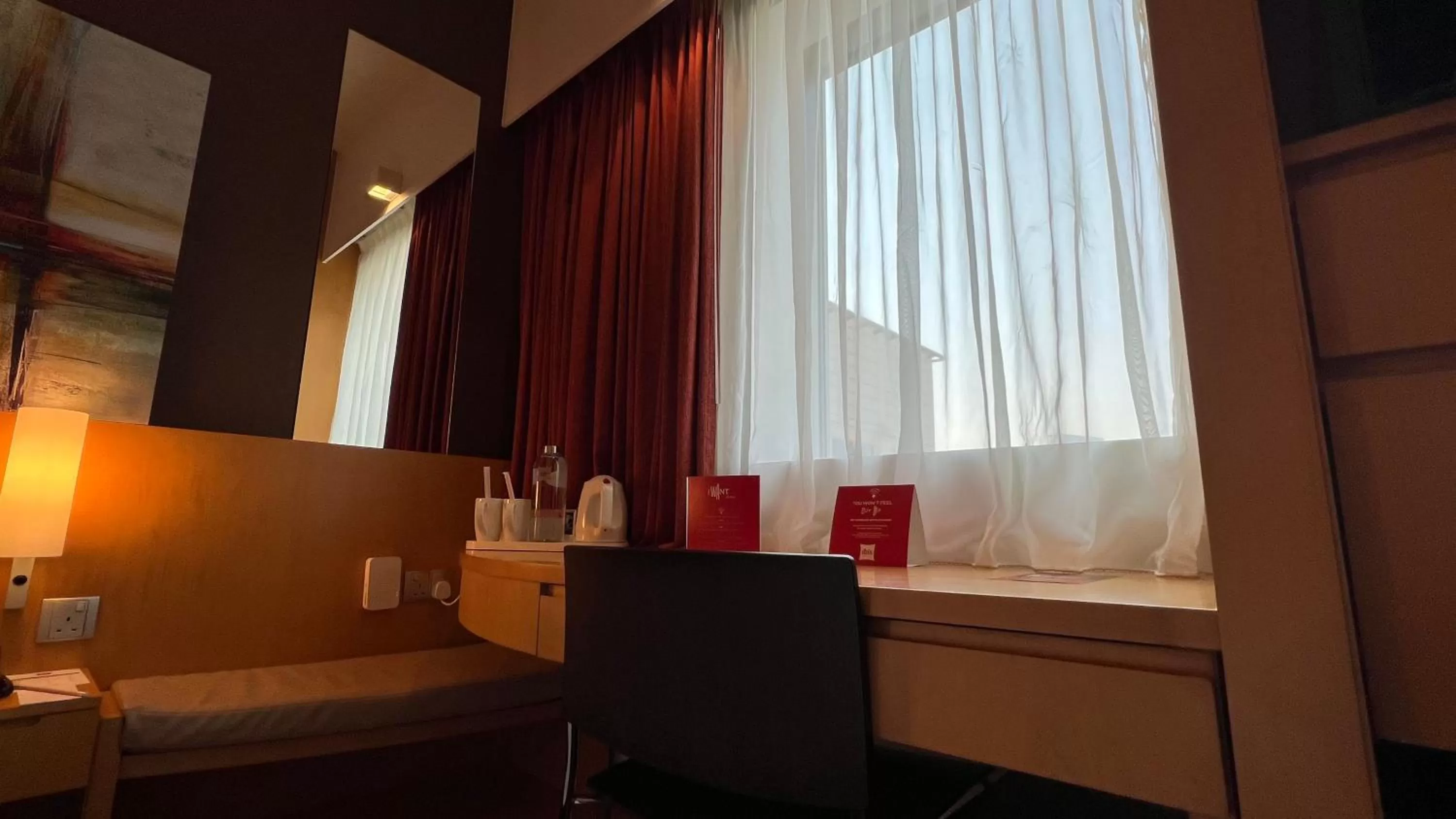 Seating area in ibis Dubai One Central