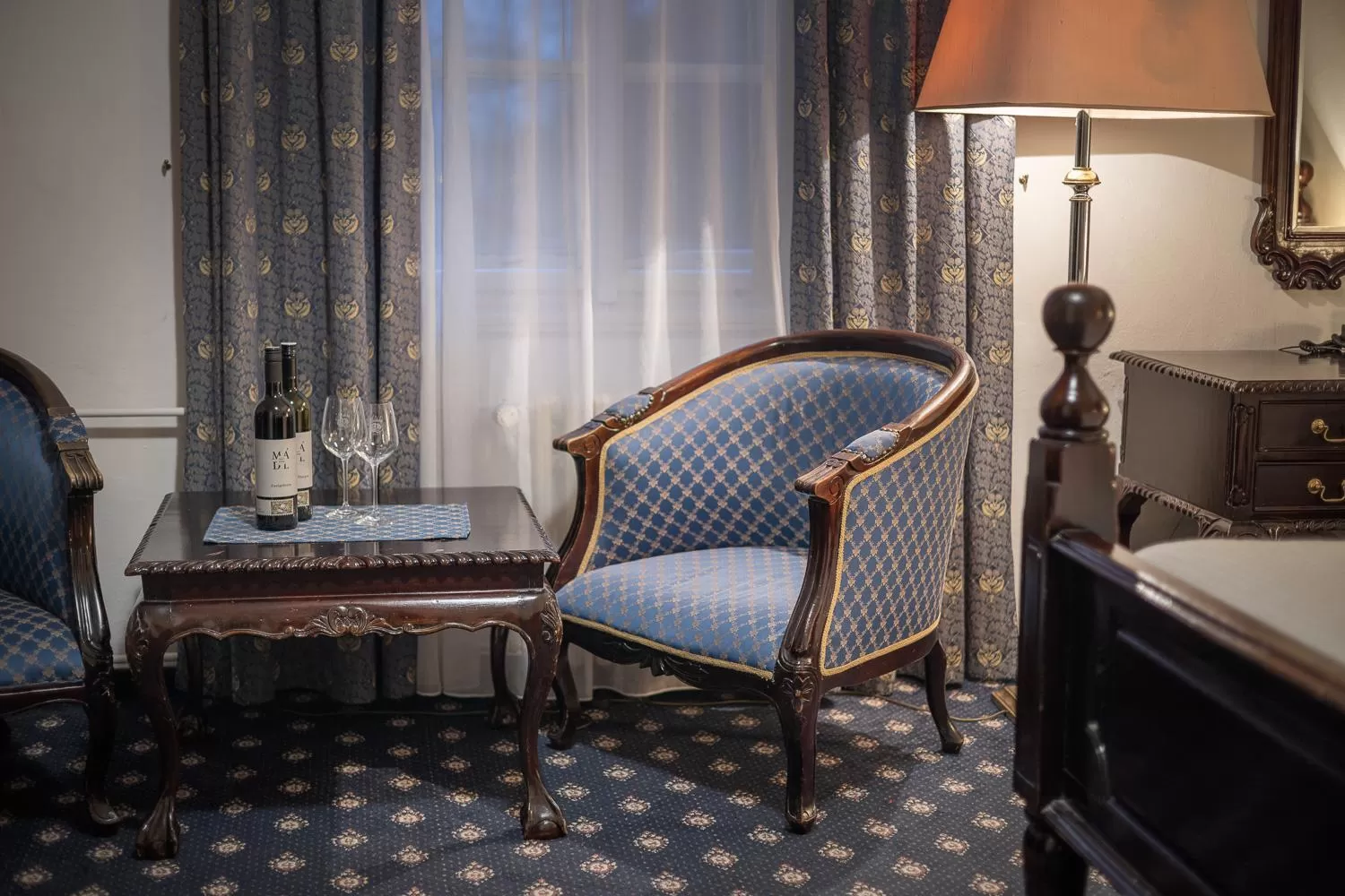 Seating area in Pytloun Old Armoury Hotel Prague, Stará Zbrojnice