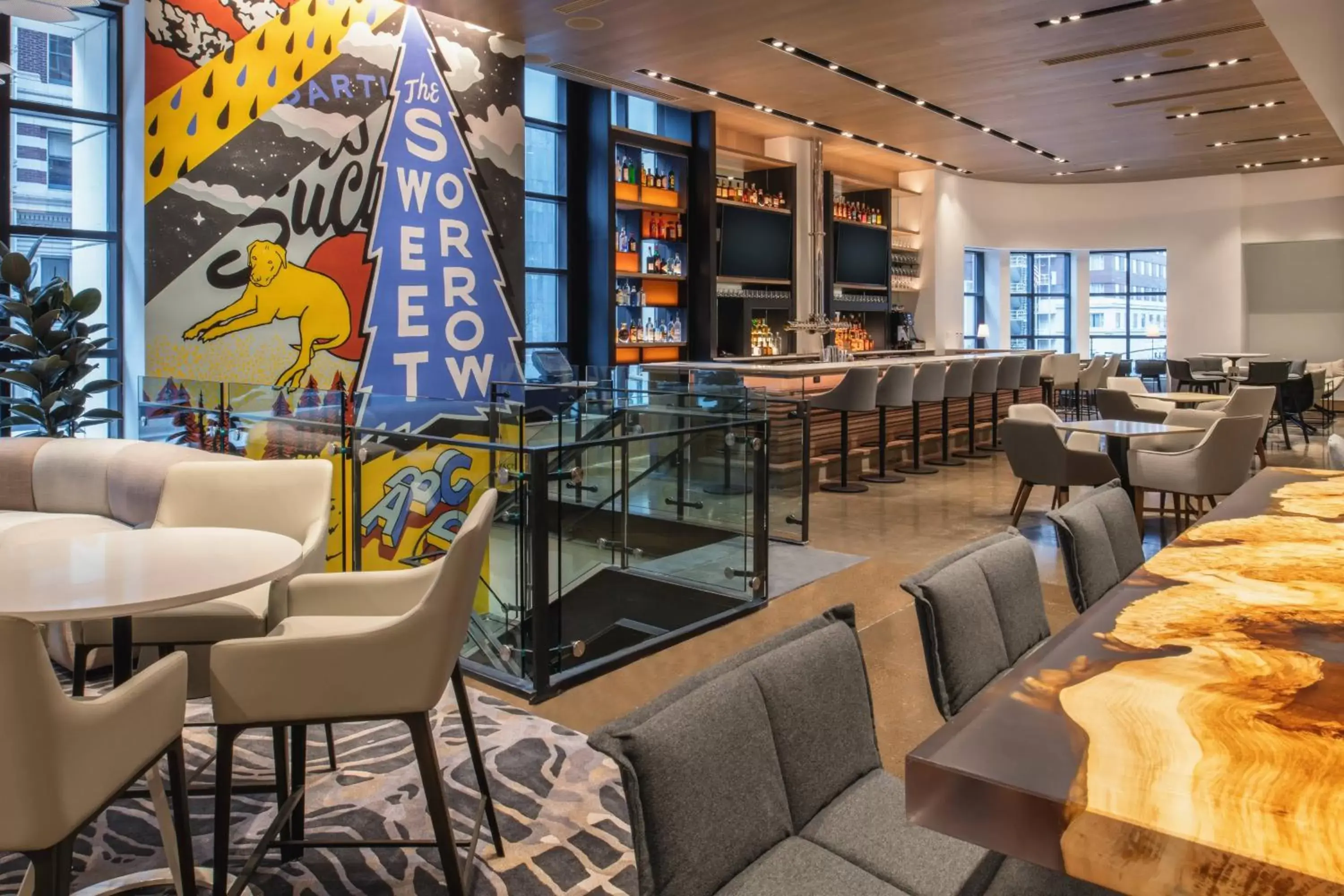 Restaurant/places to eat, Lounge/Bar in The Bidwell Marriott Portland