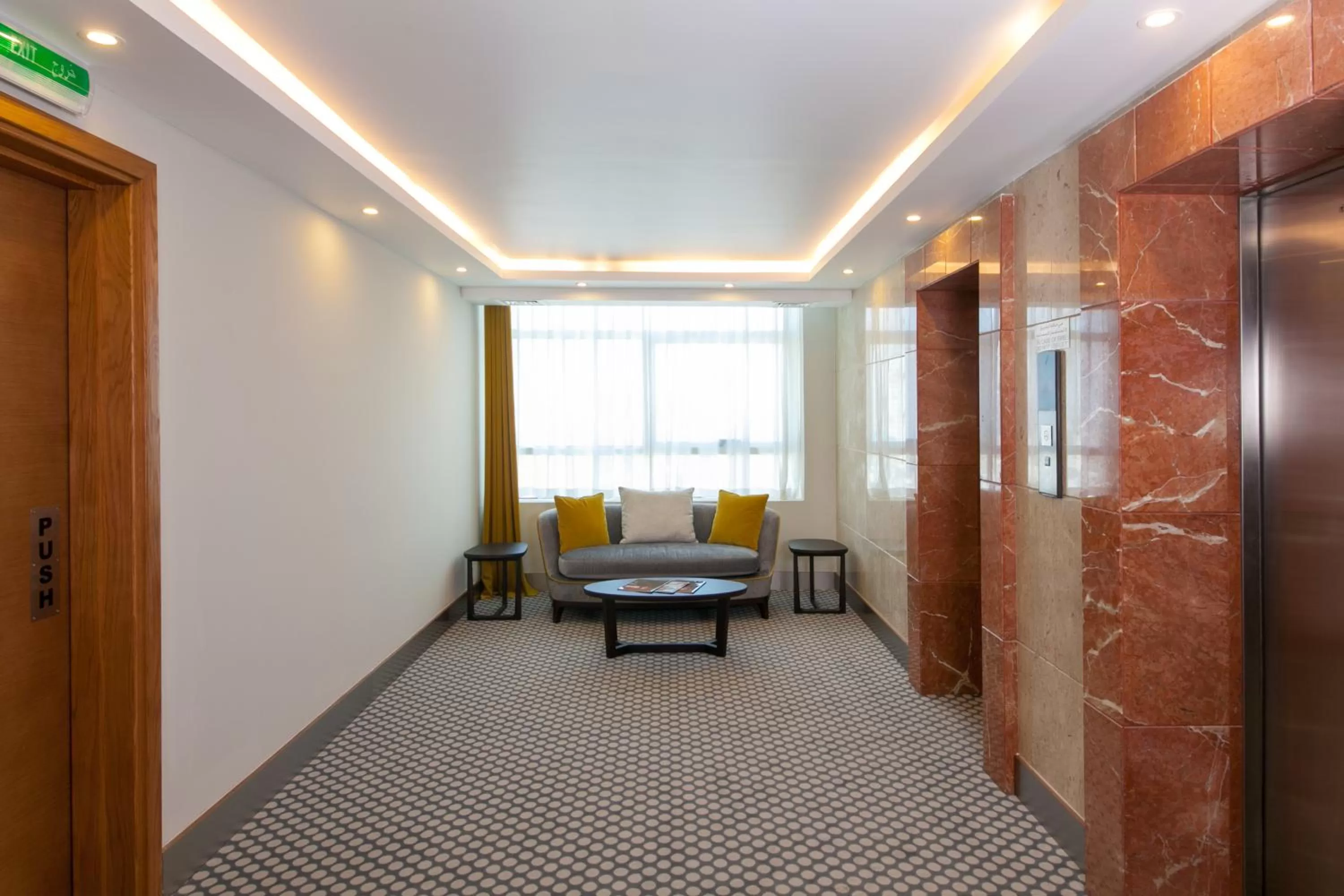 Seating area in Ramada by Wyndham Beach Hotel Ajman