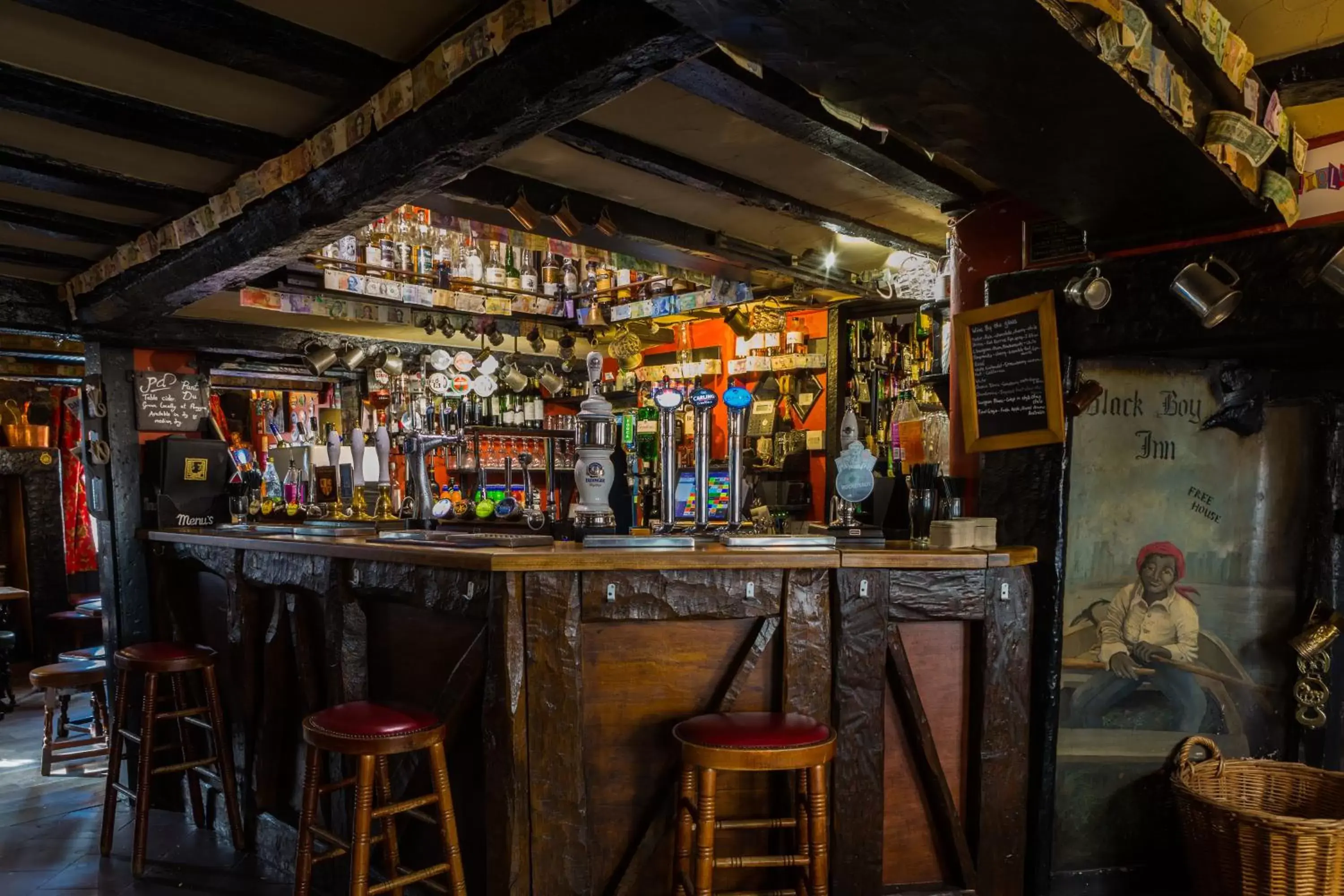 Lounge or bar, Lounge/Bar in The Black Boy Inn