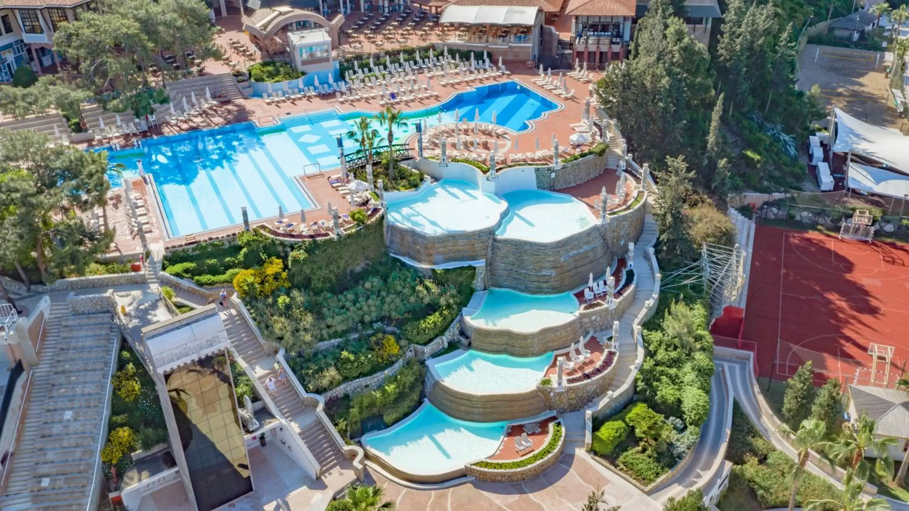 Bird's eye view, Pool View in Liberty Lykia